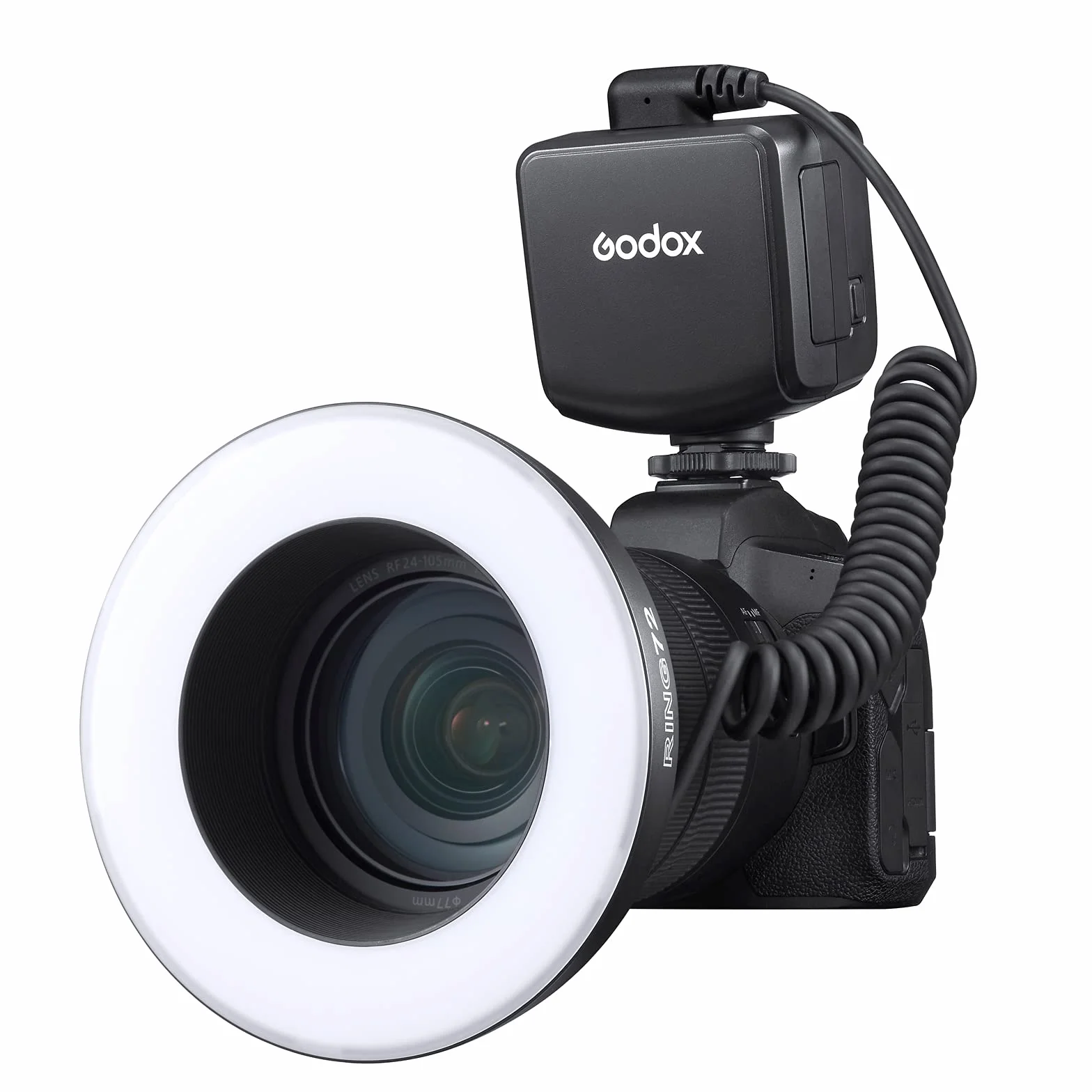 GODOX RING72 Macro Ring Light 5600K LED Luce Ad Anello 8W CRI 96 TLCI 97 con 49mm 52mm 55mm 58mm 62mm 67mm 72mm 77mm Anello Di Adattatore A Lenti