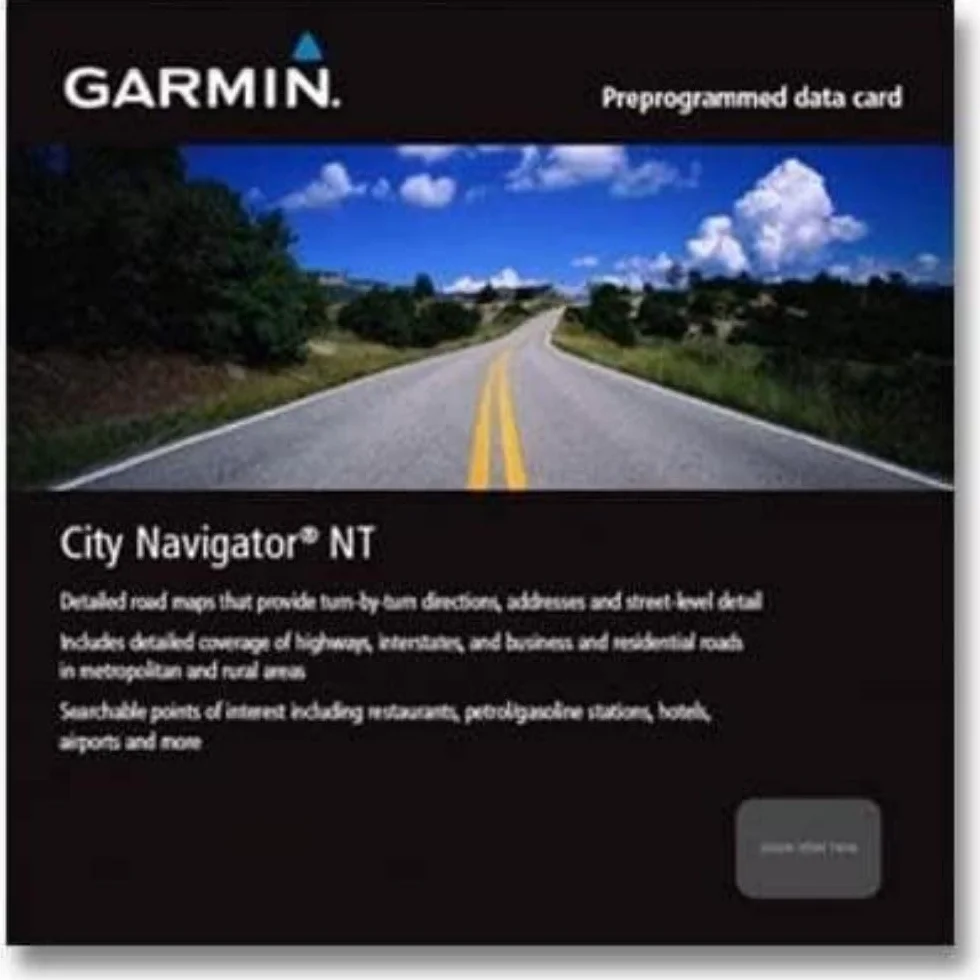Garmin City Navigator Australia e Nuova Zelanda Mappatura Micro/SD Card Nero