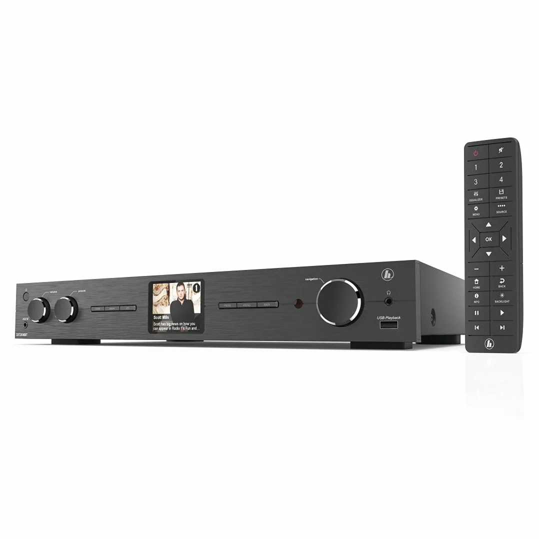 Hama Sintonizzatore HiFi DIT2006BT con radio Internet, DAB/DAB+, Bluetooth