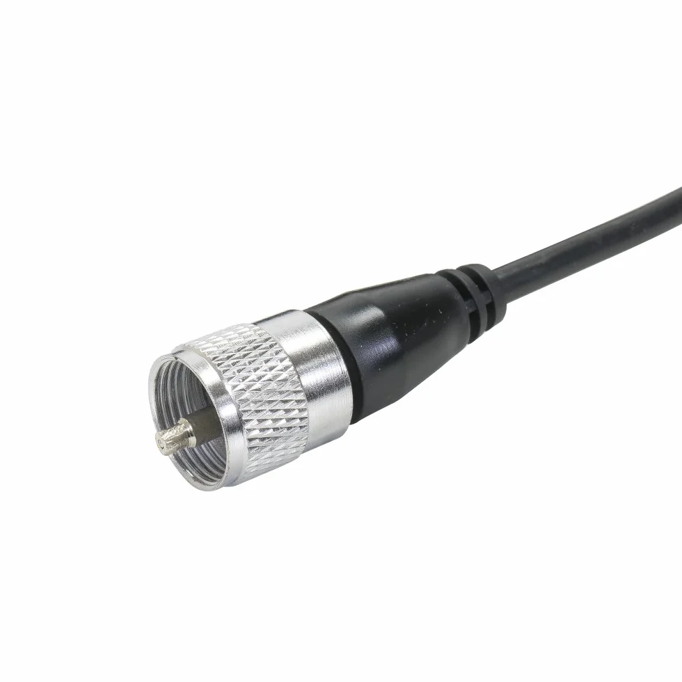 Antenna CB PNI ML100, 100 cm di lunghezza, Base Magnetica 125 mm incluso, 26-30MHz,250W, Spina Pl259 Con Cavo Coassiale 4 m, Ricetrasmettitore Per Veicolo