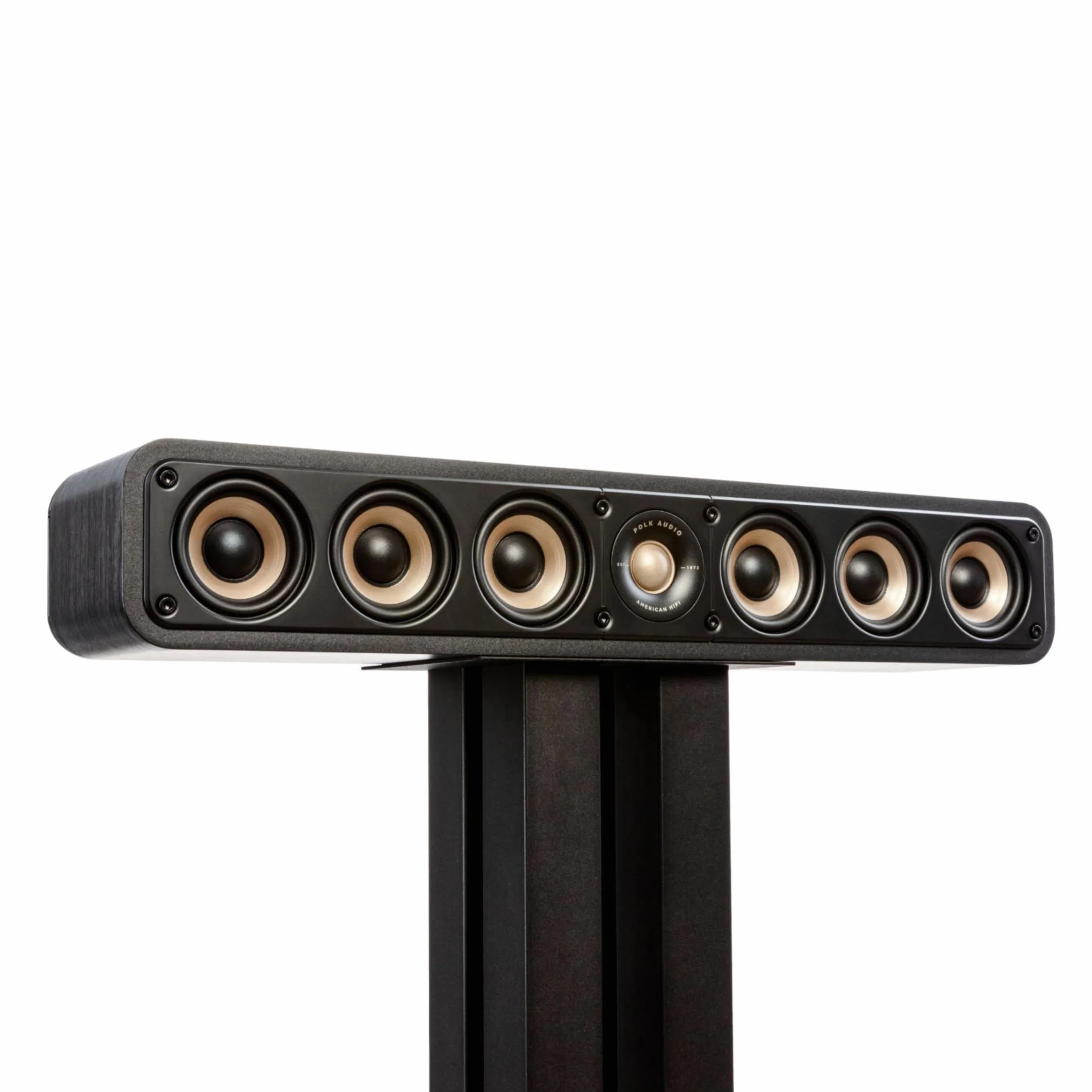 Polk Audio Signature Elite ES35, Diffusore Centrale, Sottile, compatibile Dolby Atmos e DTS:X, Un Pezzo, Nero