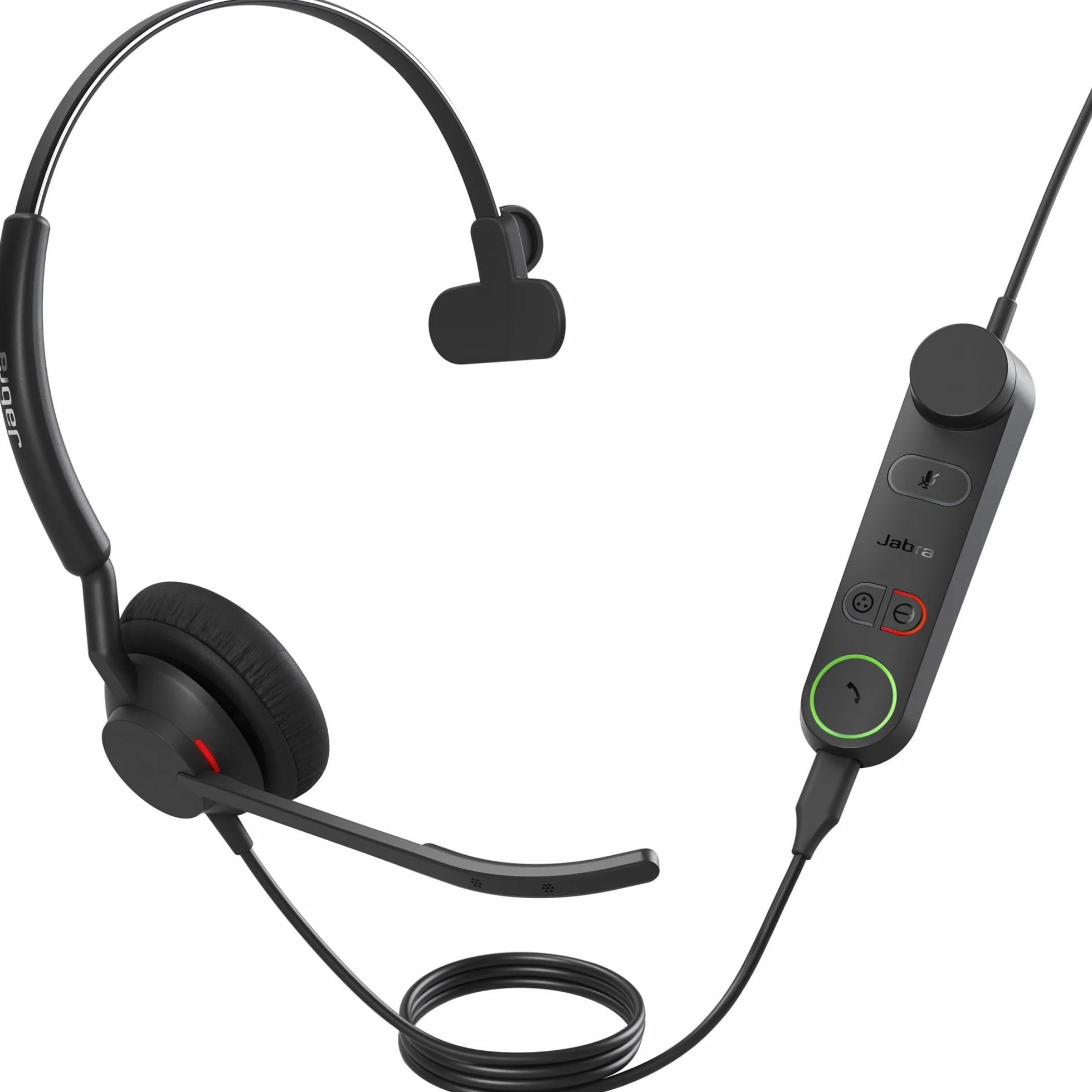 Jabra Engage 50 II Cuffie Mono Cablate, USB-C, Ottimizzato per Microsoft Teams, Mono, Controller incluso