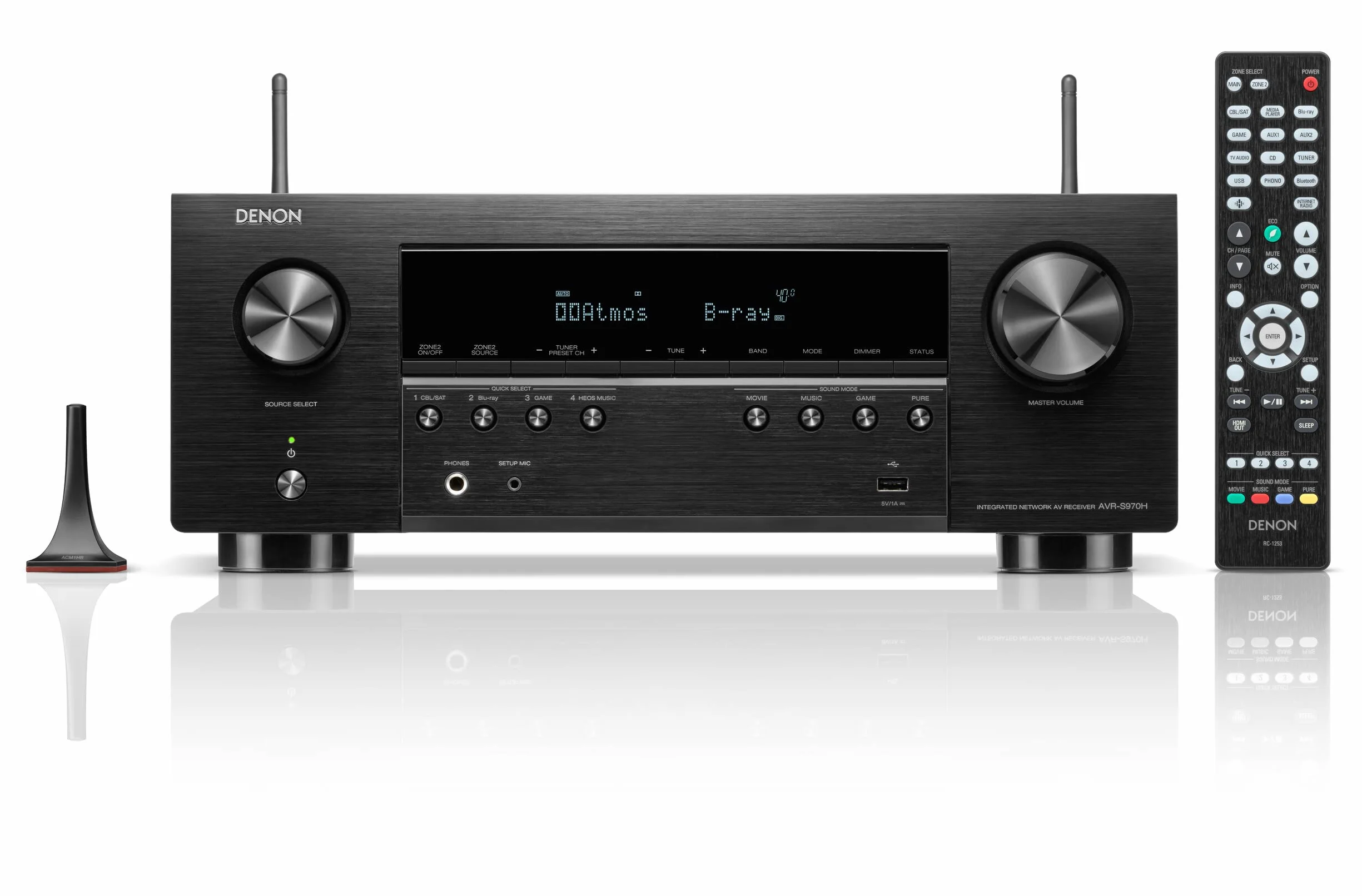 Denon AVR-S970H ricevitore AV 7.2 canali Dolby Atmos DTS:X 8K HDMI Bluetooth WLAN