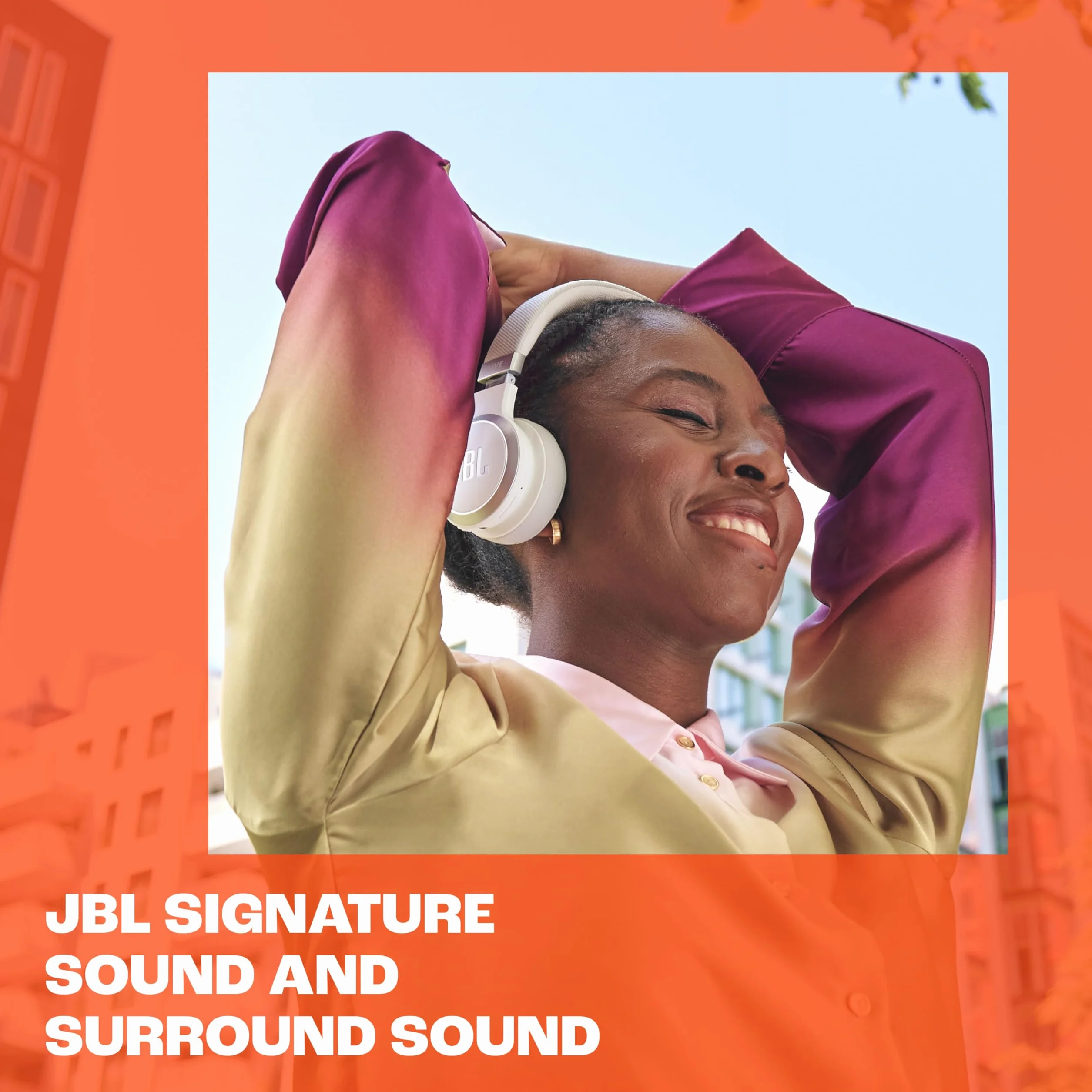 JBL Live 670 NC Cuffie On-Ear Bluetooth Wireless, con Cancellazione Adattiva del Rumore, SmartAmbient, Personi-Fi 2.0, JBL Surround, Connessione Multipoint, fino a 65 Ore di Autonomia, Nero