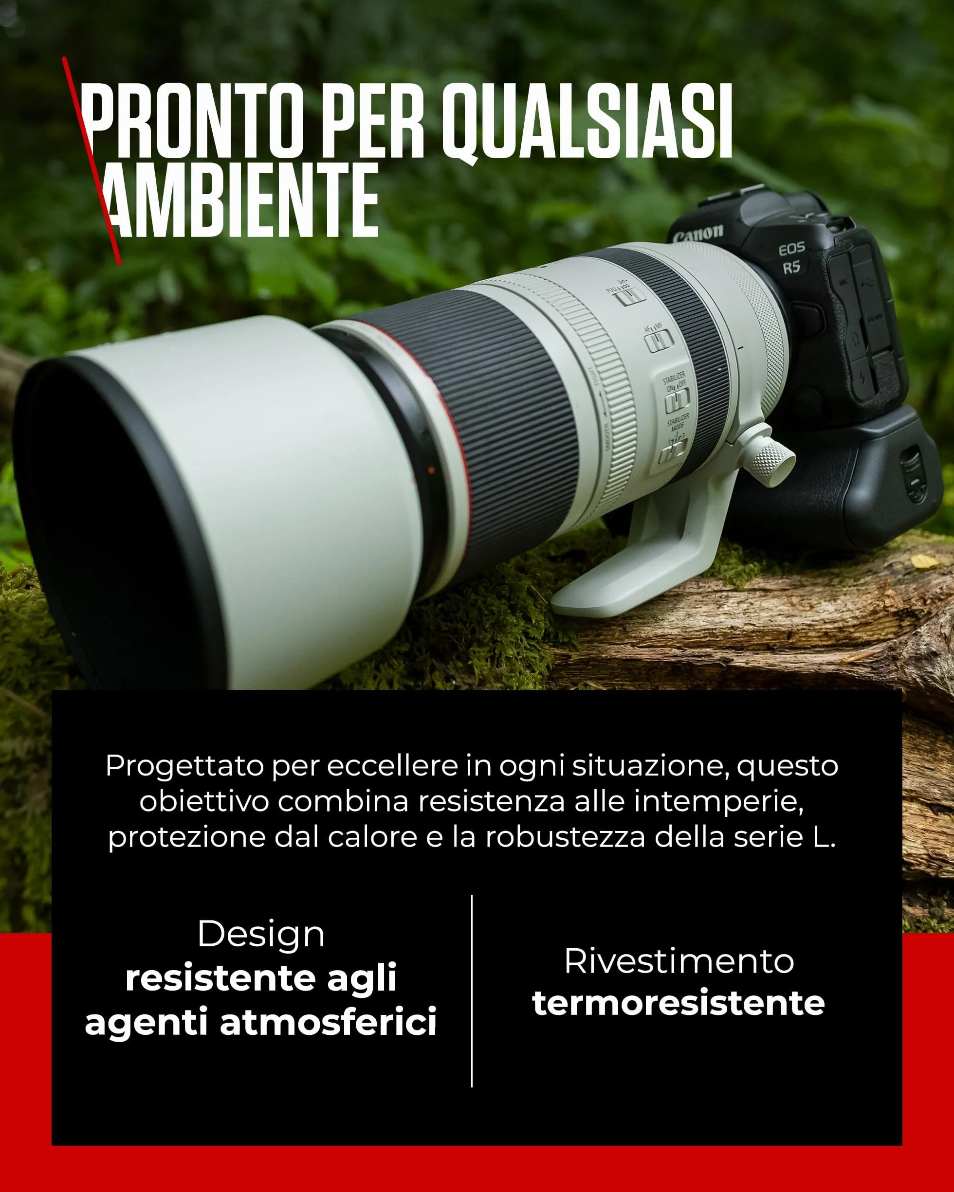 Canon RF 100-500mm F4.5-7.1L IS USM Obiettivo