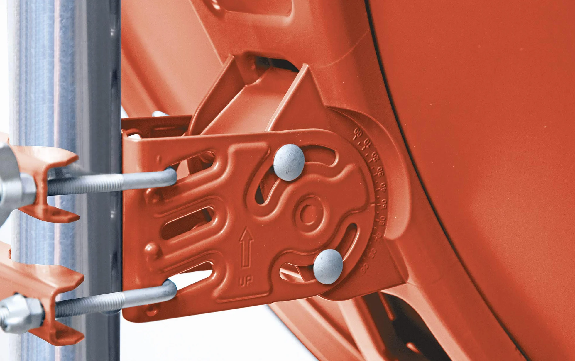 SCHWAIGER 265 Antenna satellitare 88cm Antenna SAT in alluminio Impianto satellitare Offset Antenna LNB Braccio di supporto Montaggio su palo Specchio satellitare Rosso mattone