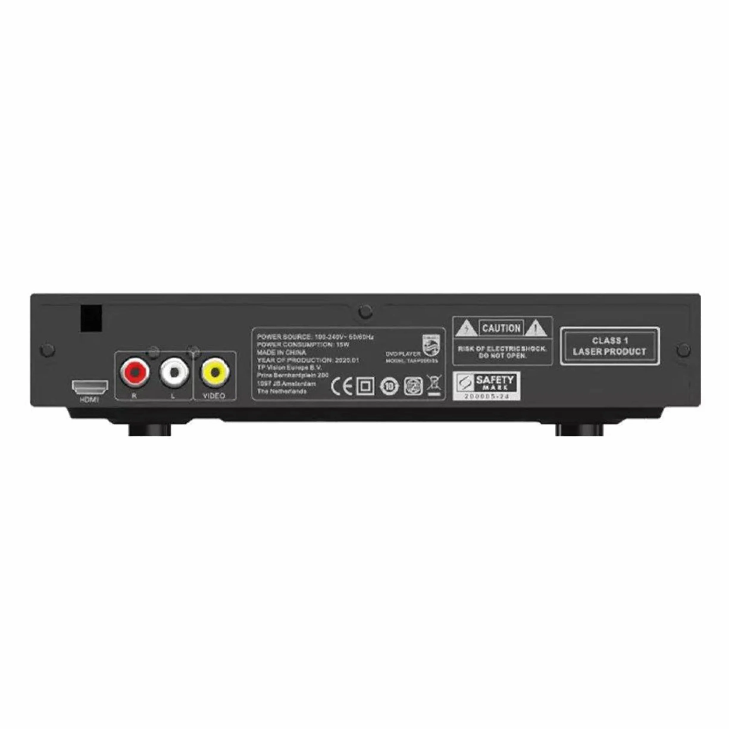 Philips Lettore DVD/CD TAEP200 - Lettore DVD con HDMI, Full HD, USB Media Link e DivX Ultra - con telecomando