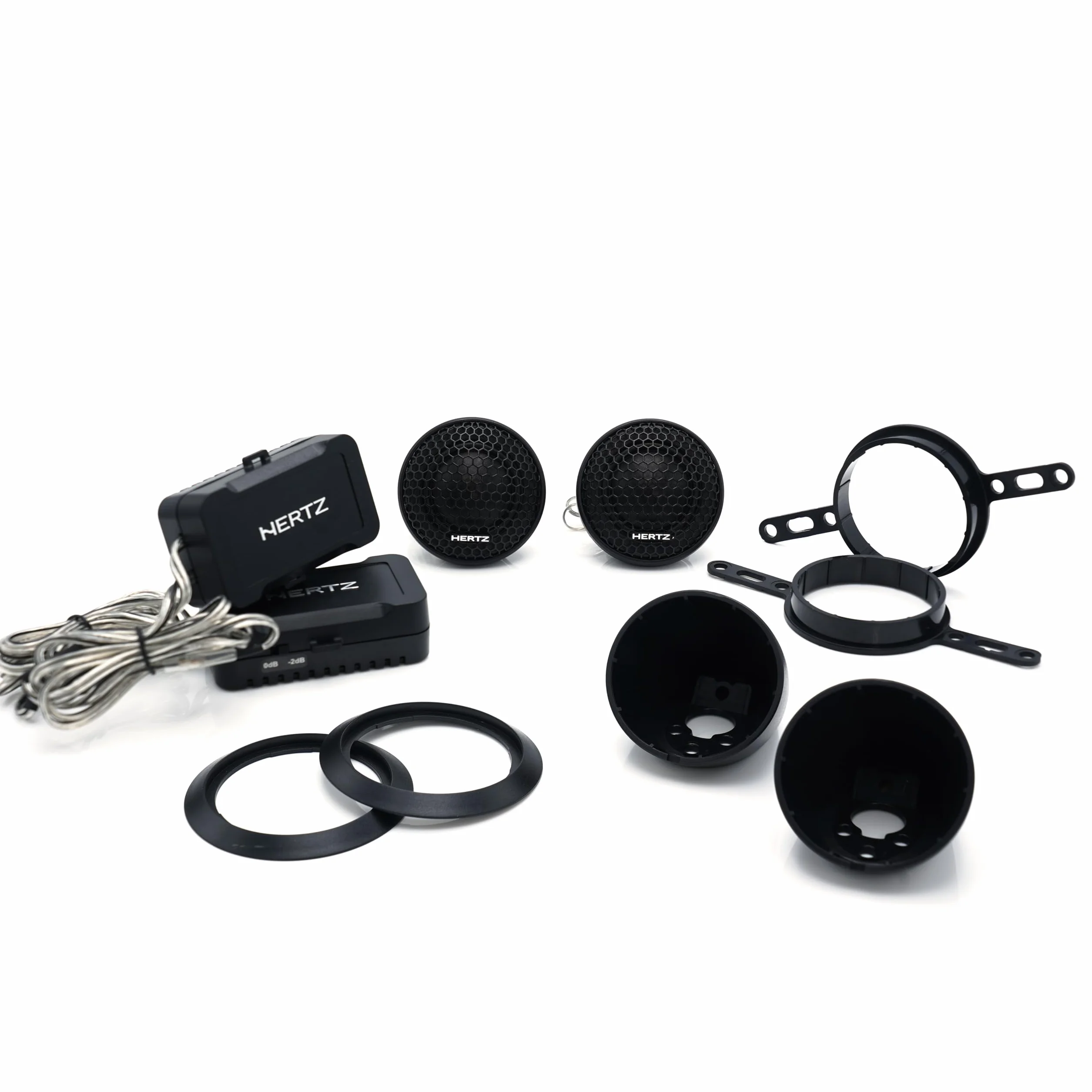 Hertz MP 28.3 – Coppia di tweeter auto da 35 mm con cupola in Tetolon, potenza massima 180W, risposta estesa e dettagliata per sistemi audio hi-fi