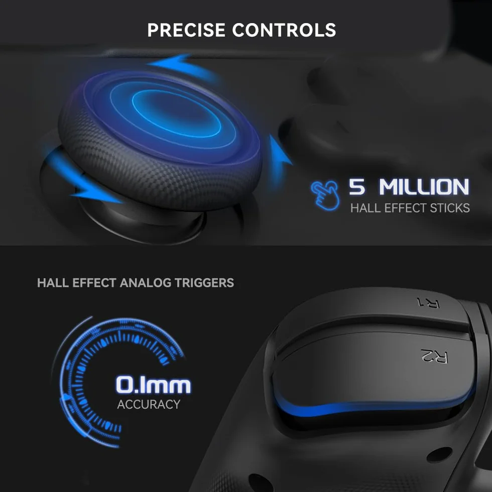 leadjoy Controller per iPhone M1 con funzione di raffreddamento, controller di gioco mobile per iPhone, ricarica pass-through, riproduzione Xbox, GeForceNOW, COD, Diablo, Genshin Impact e altro ancora