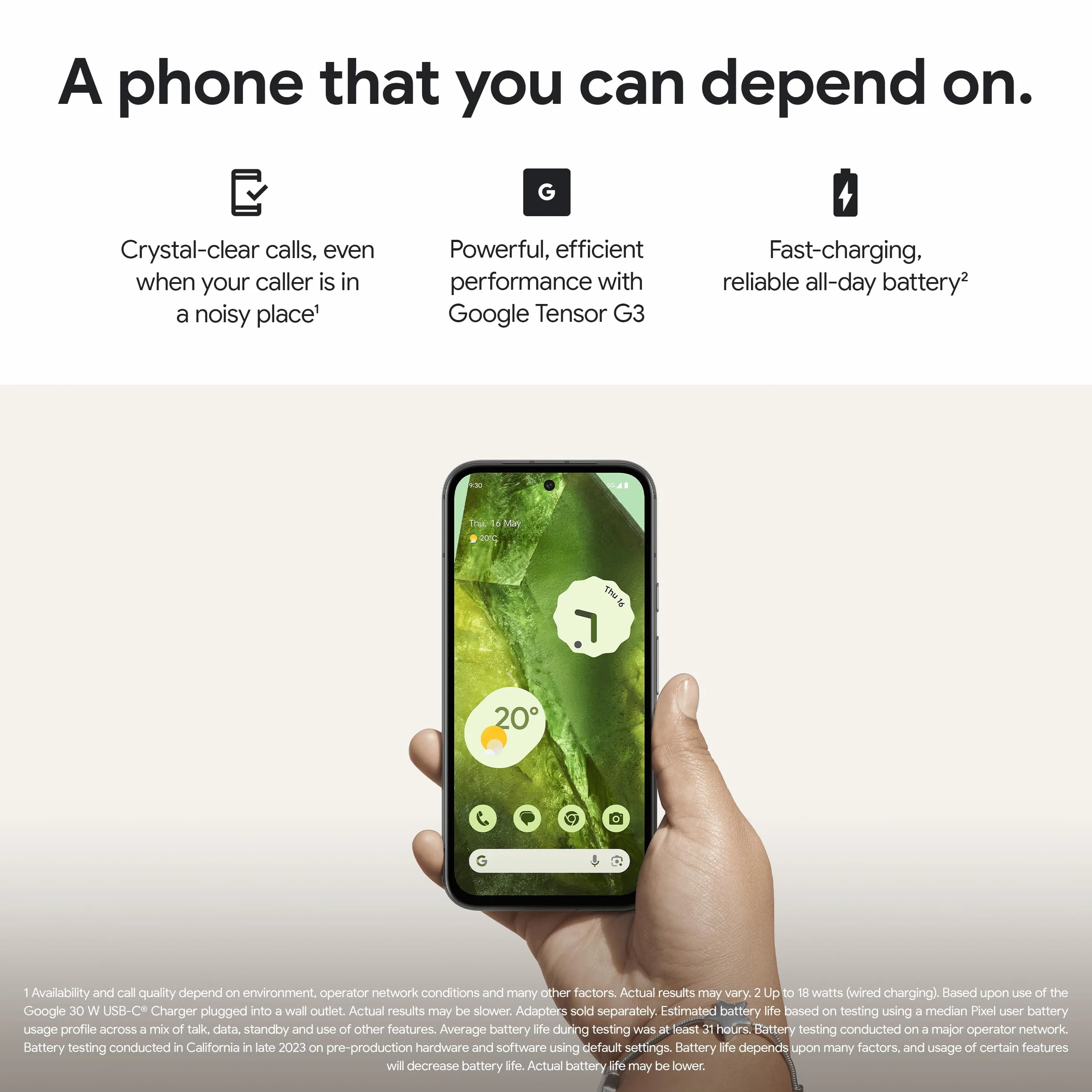 Google Pixel 8a: smartphone Android sbloccato con innovativa fotocamera Pixel, batteria con 24 ore di autonomia e sicurezza avanzata - Azzurro cielo, 128GB (Ricondizionato)