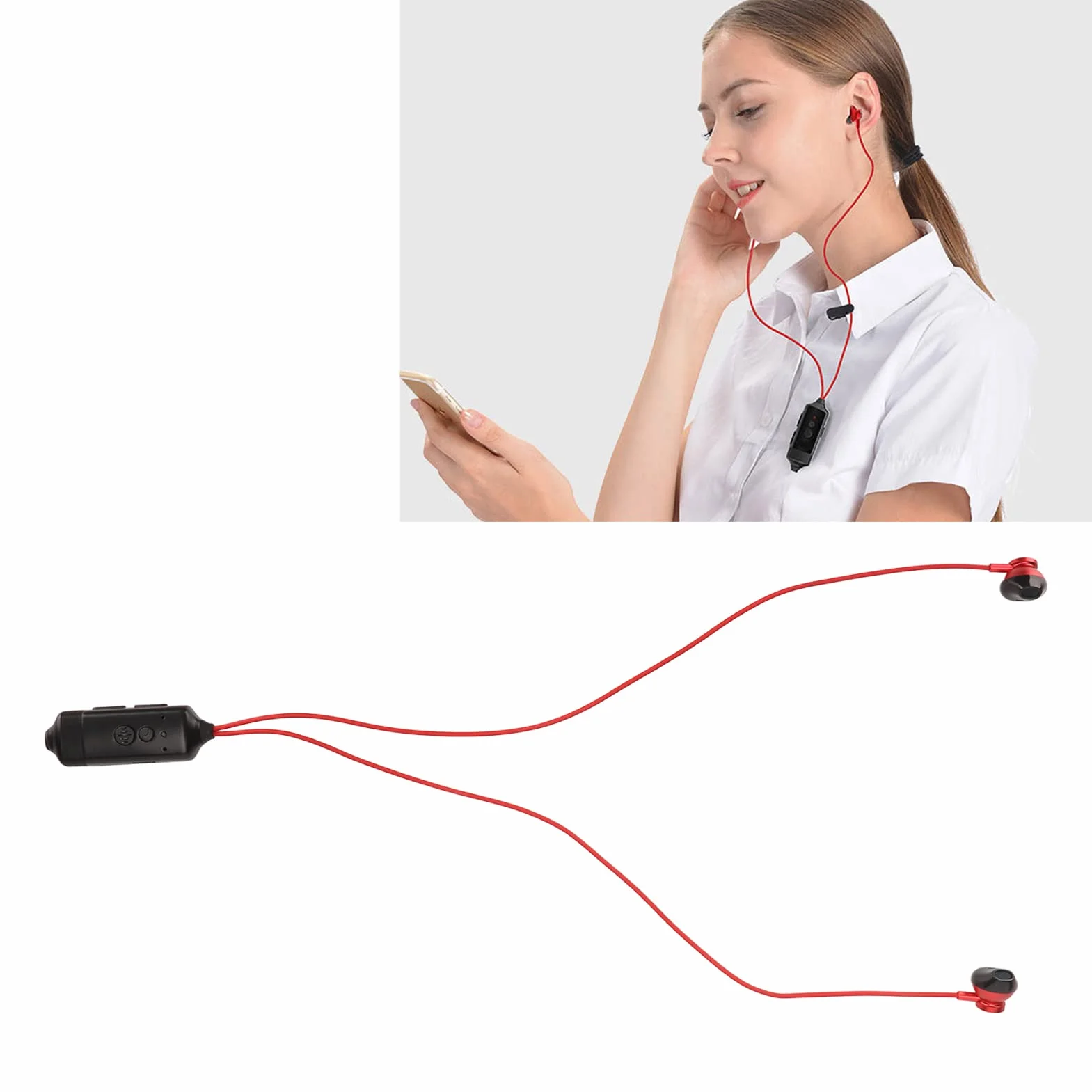 Registratore di Chiamate Telefoniche Auricolare, Auricolare Bluetooth 5.0 Registrazione Vocale Telefonata Cellulare, Messaggi Vocali, Display Alimentazione, Adsorbimento Magnetico