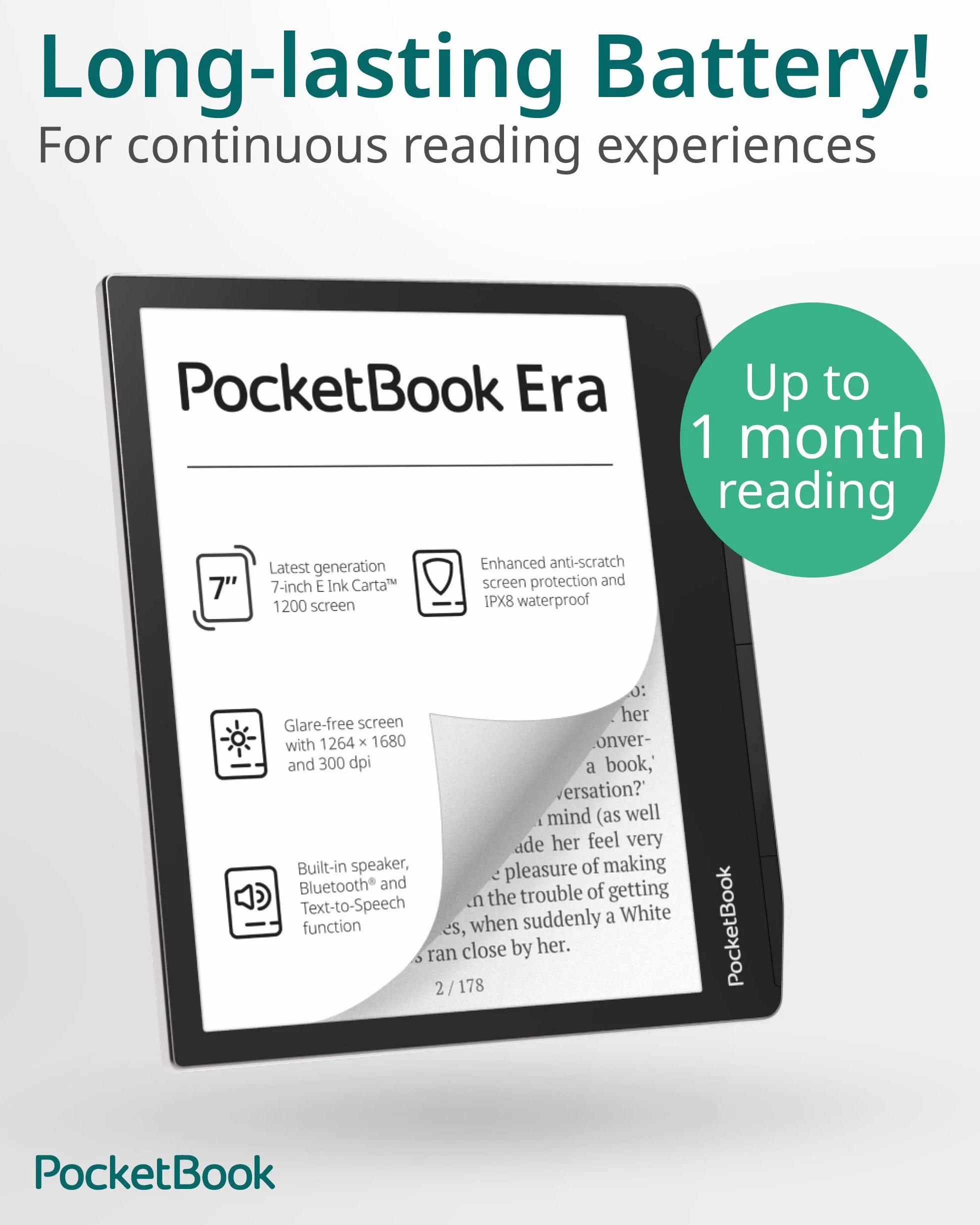 Pocketbook Era 16GB Zilver PB700-U-16-WW