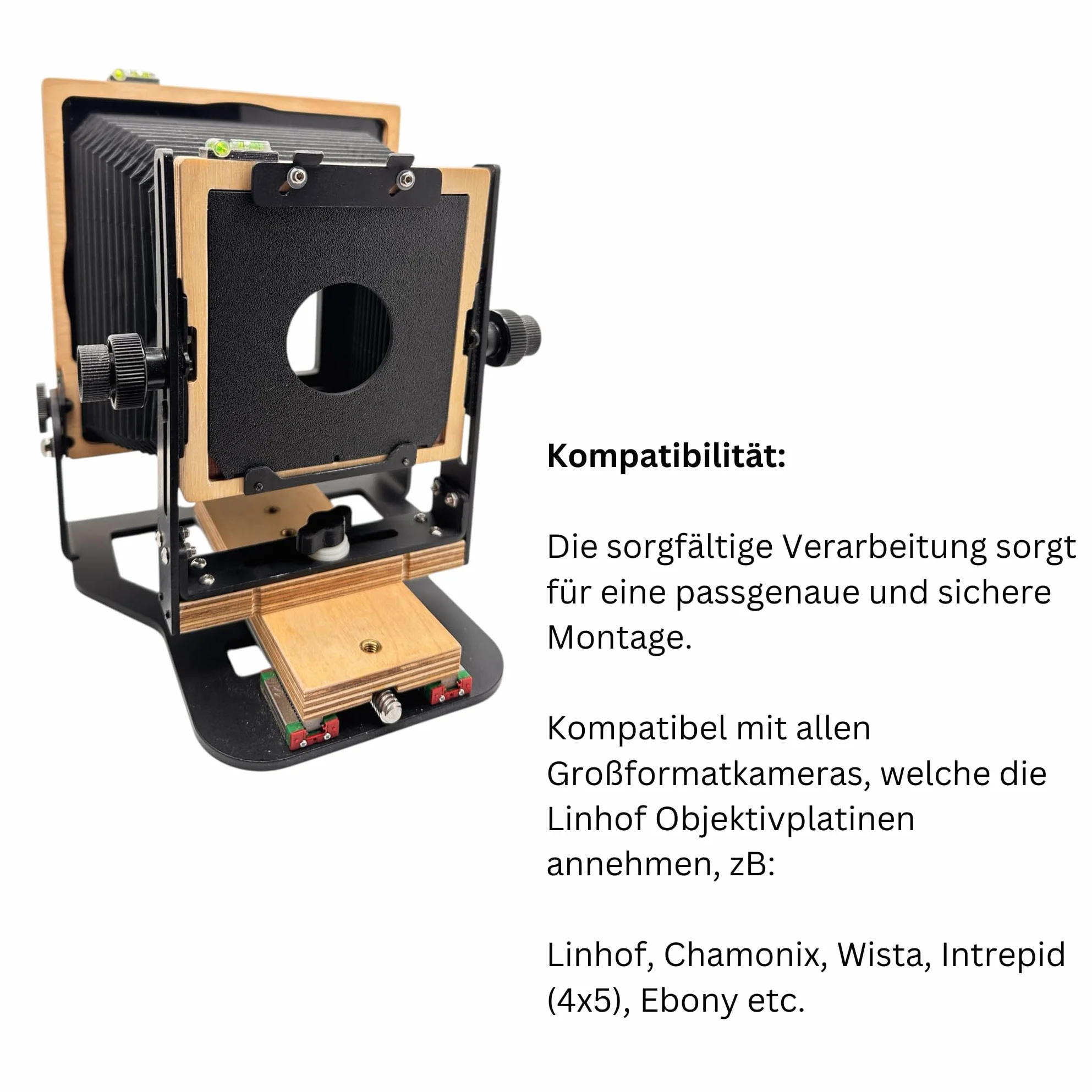 Scheda di grandi dimensioni per Linhof, Wista ecc Compur Copal #00#0#1#2#3 (00)