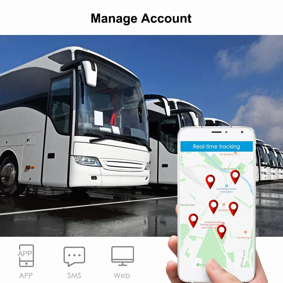 Localizzatore GPS 4G LTE 20000mAh standby 240 Giorni Impermeabile Magnetico Scheda SIM anonima integrata, abbonamento App Geofencing Antifurto per Auto