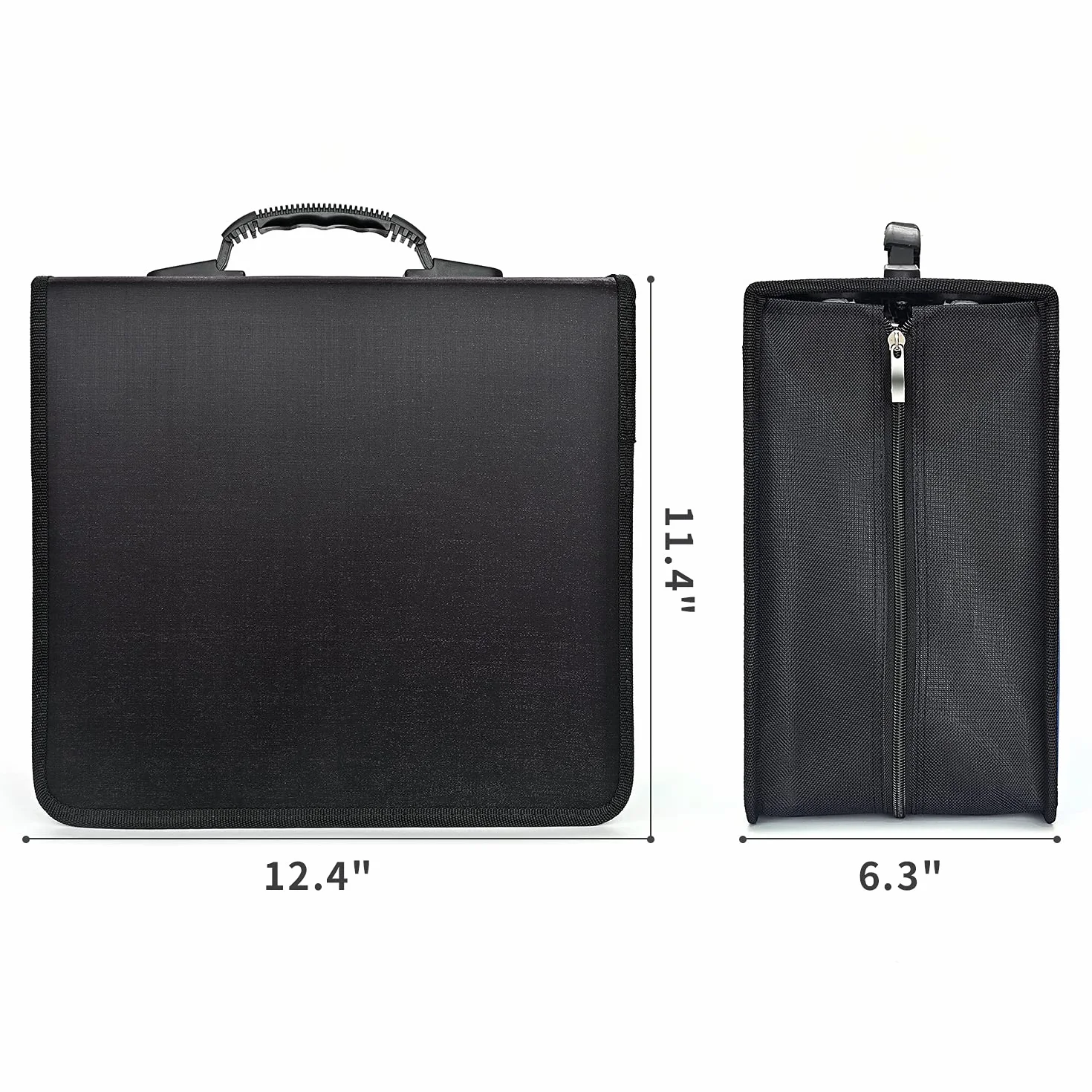 alavisxf xx Custodia per CD, capacità 432, porta DVD, resistente, con cerniera, organizer per film, media, raccoglitore per auto, casa, ufficio, viaggi