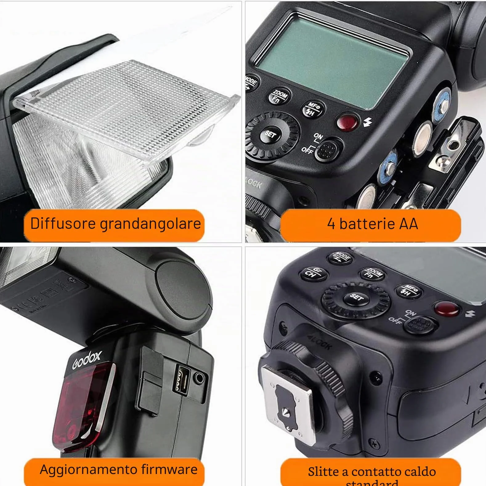 Godox TT600 Flash Speedlite do Aparatu