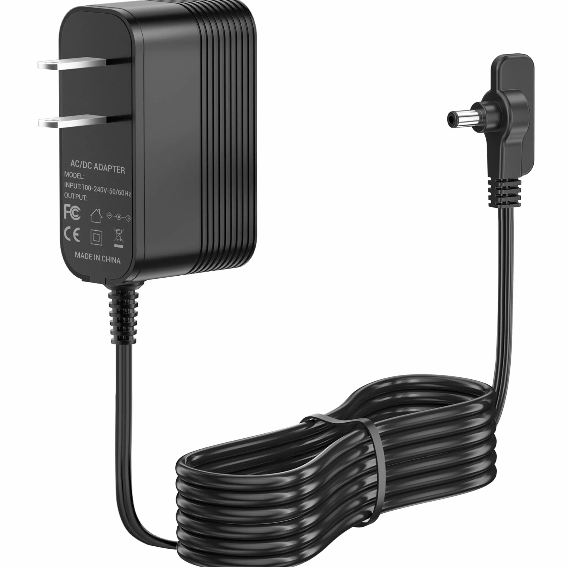 Caricatore di alimentazione per ventilatore da esterno Shark FlexBreeze, adattatore di ricambio compatibile con FA222 Cordless Portable Fan AC Charger Adapter (12V)