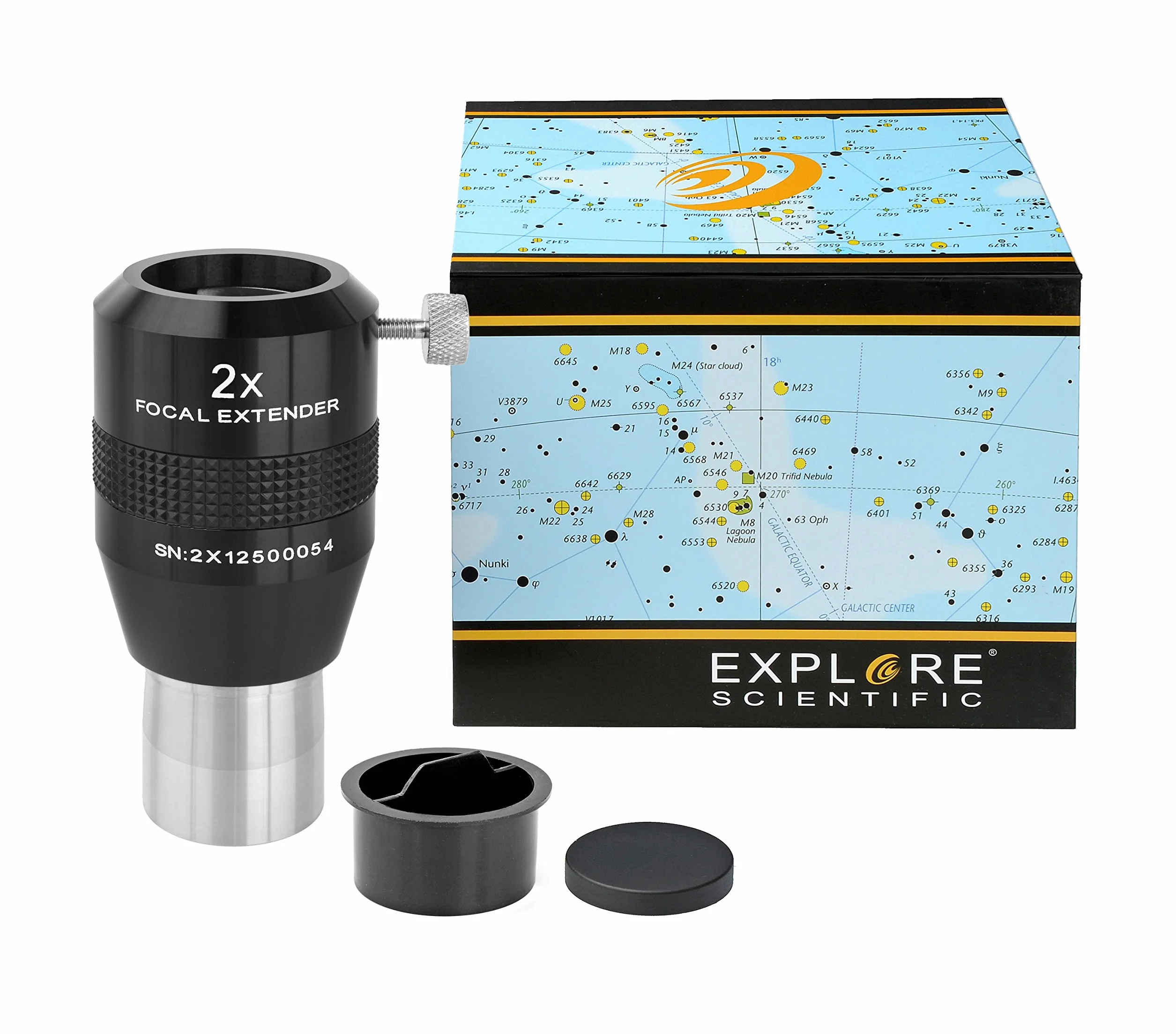 Explore Scientific 218750 Convertitore di Focale 2 x 31.7 mm/1.25"