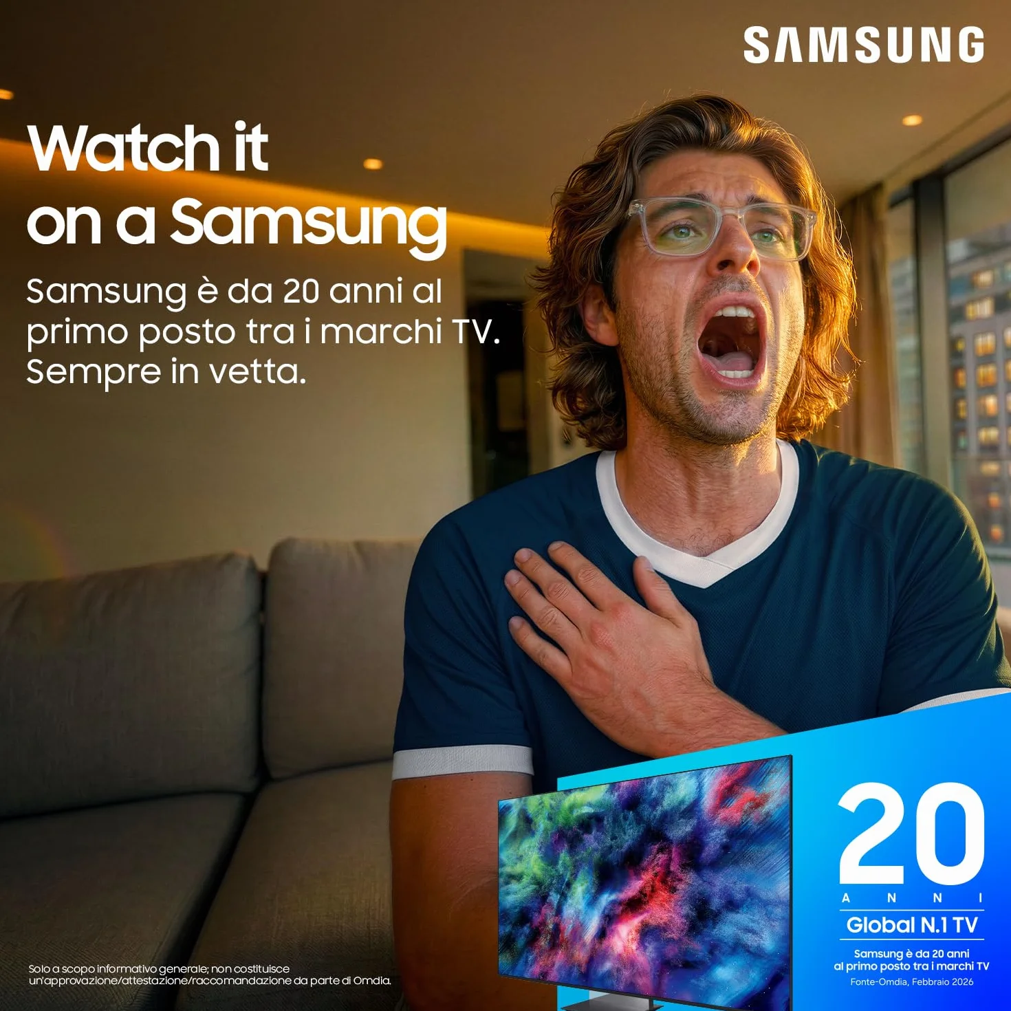 Samsung Smart TV 65'' QE65QN74FATXZT Neo QLED 4K Mini LED 144 Hz 2025