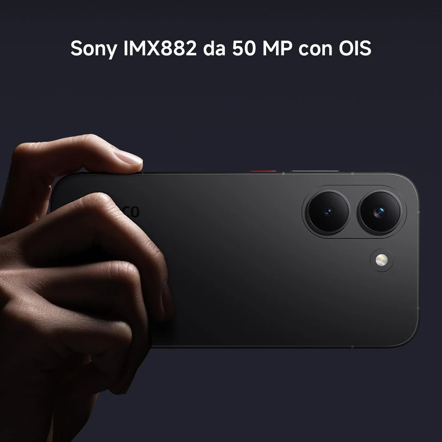 POCO X8 Pro, Smartphone 12+512GB, Dimensity 8500-Ultra, Batteria 6500mAh (typ), Display AMOLED ultra luminoso, Fotocamera 50MP con OIS, Nero, Garanzia 2 anni+1 anno extra, Caricatore non incluso
