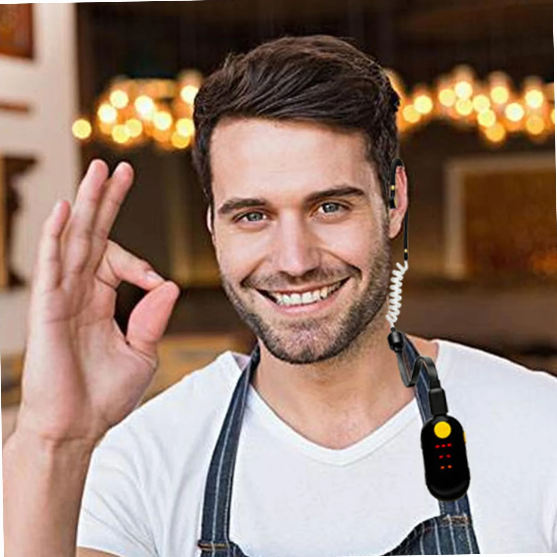 Mini Walkie Talkie 3 Pezzi Ricetrasmettitore FM Portatile per Ristoranti, Supermercato, Ospedale
