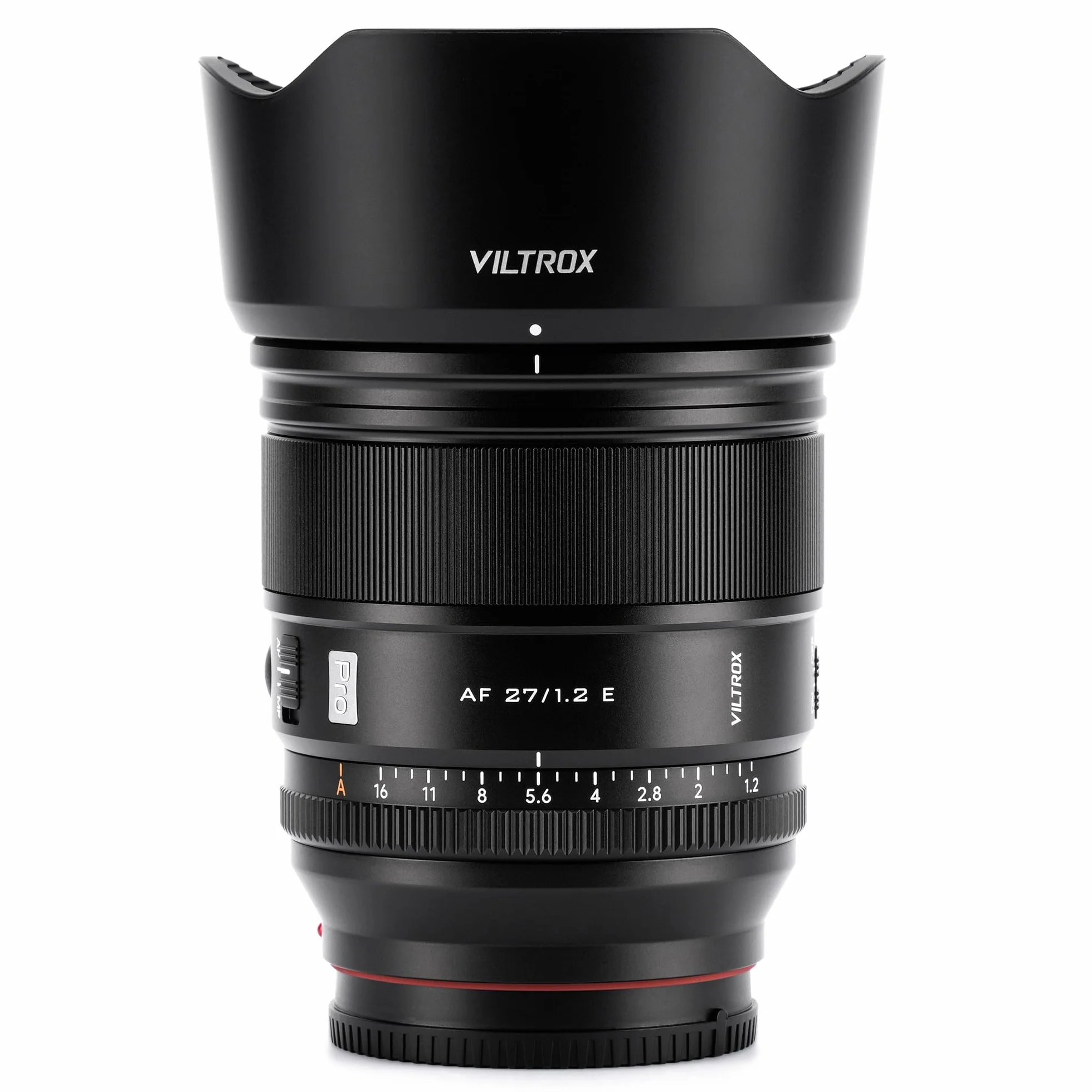 VILTROX 27mm F1.2 Pro E Mount Obiettivo, 27mm f/1.2 Autofocus Grande Apertura APS-C Prime Obiettivo Compatibile con Fotocamere Mirrorless Sony E Mount a7 a6700 a6500 a6600 a7iv a7iii a7c