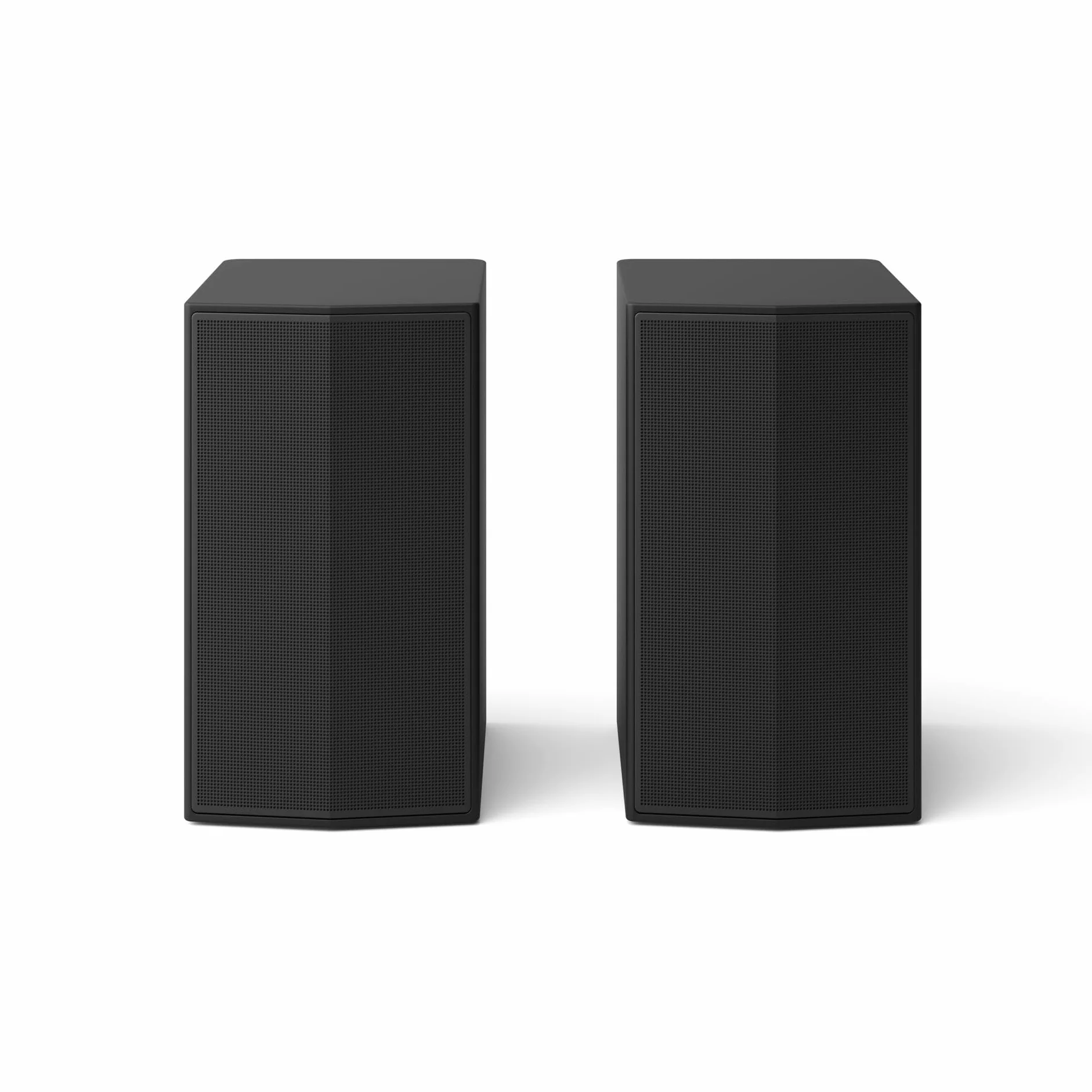 LG SPT8-S - Kit di altoparlanti posteriori, kit di altoparlanti posteriori per barre sonore, 100 W di potenza e 2.0 canali, suono potente e avvolgente, design adattato al tuo spazio, nero