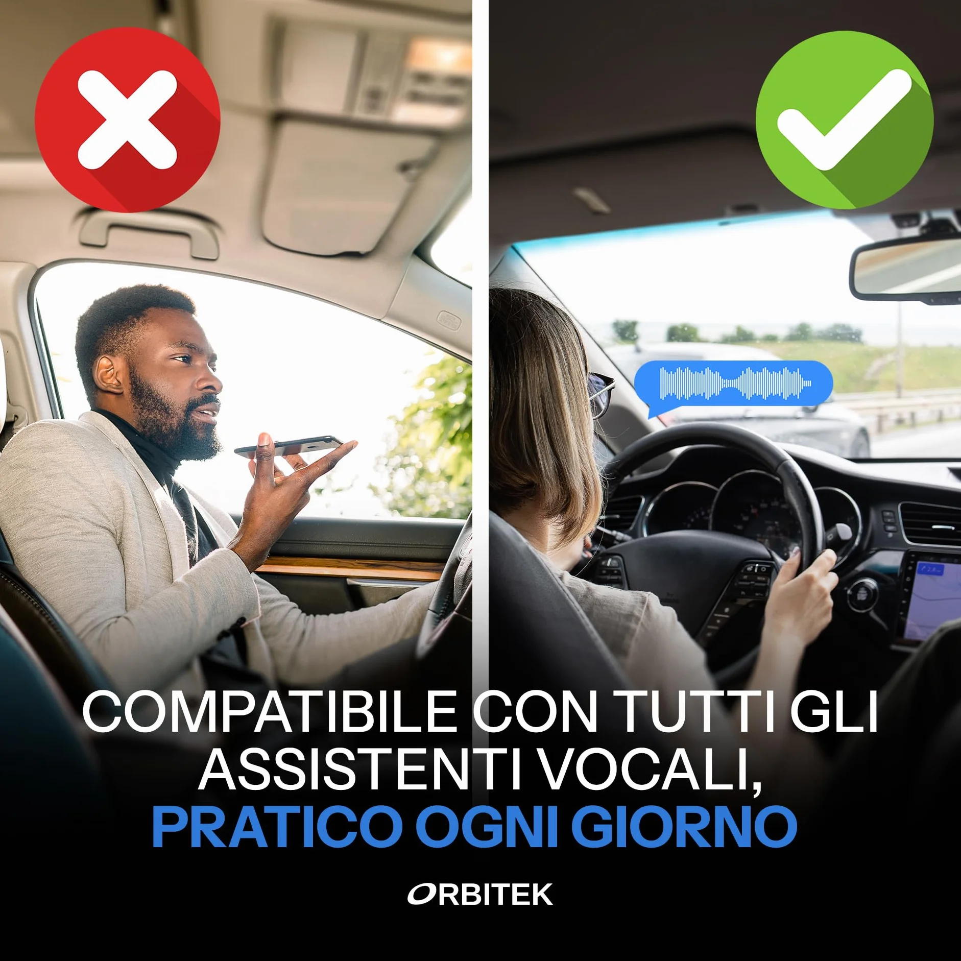 Adattatore Wireless CarPlay Ultra Veloce Compatto 2 in 1| Compatibile con iOS e Android Oltre 800 Modelli Auto | Connessione Ultra Stabile Bluetooth/Wi-Fi | Plug & Play |Adattatore USB/Type-C