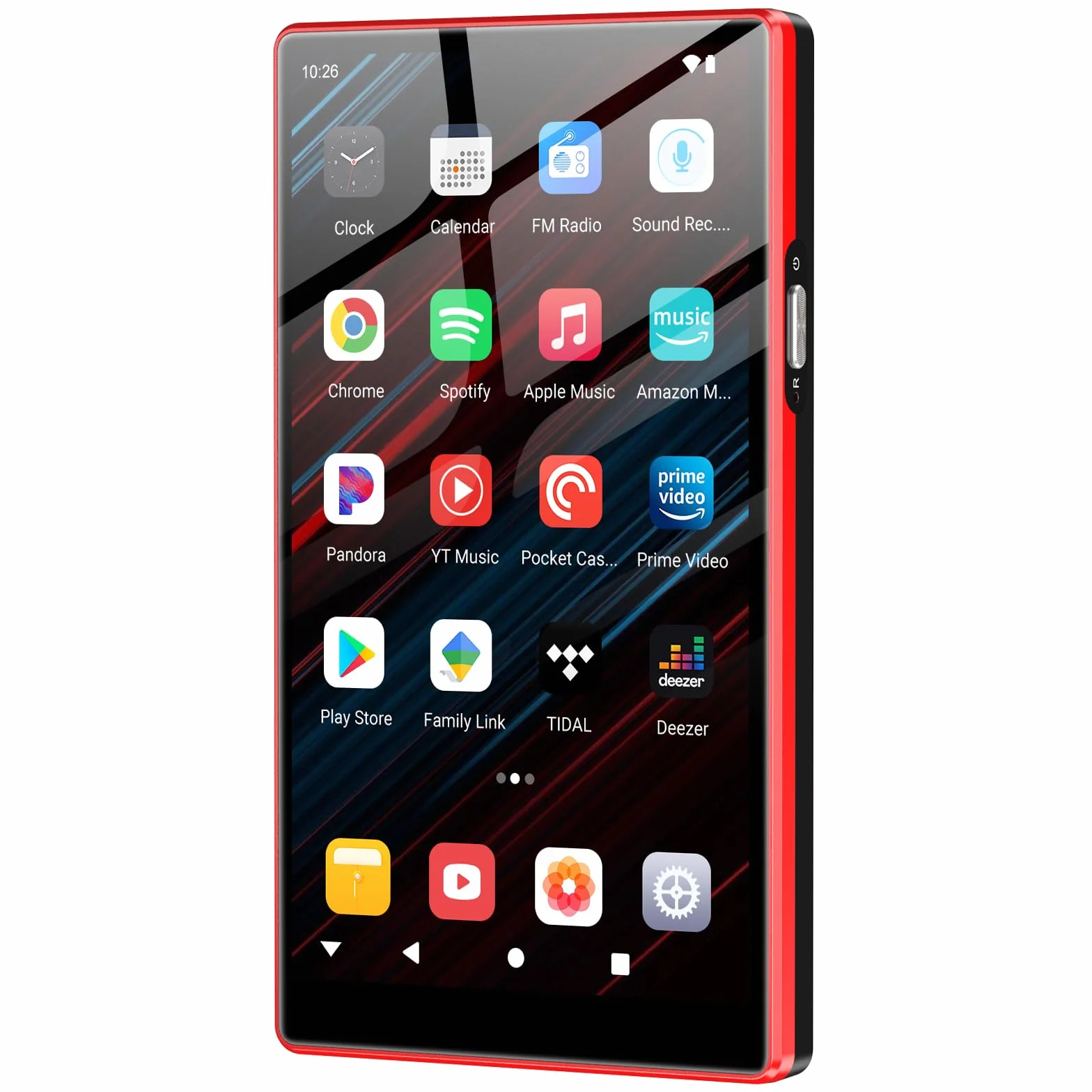160GB Lettore MP3 con Bluetooth e WiFi, Oilsky 5" MP4 Player HD con Spotify, Amazon Music, Audible, Deezer, Lettore Musicale Android 13 con Touch Screen e Altoparlanti (nero)