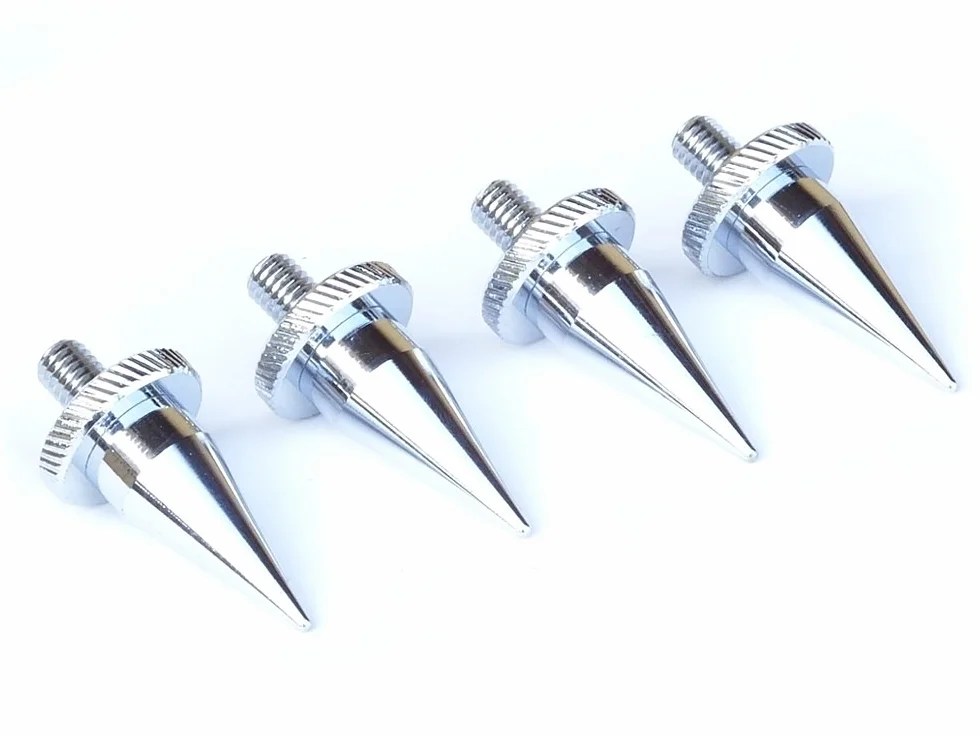 Ricable Custom SK2 Kit 4 pz Spikes Piedini Conici a punta 80 Grammi vite M8