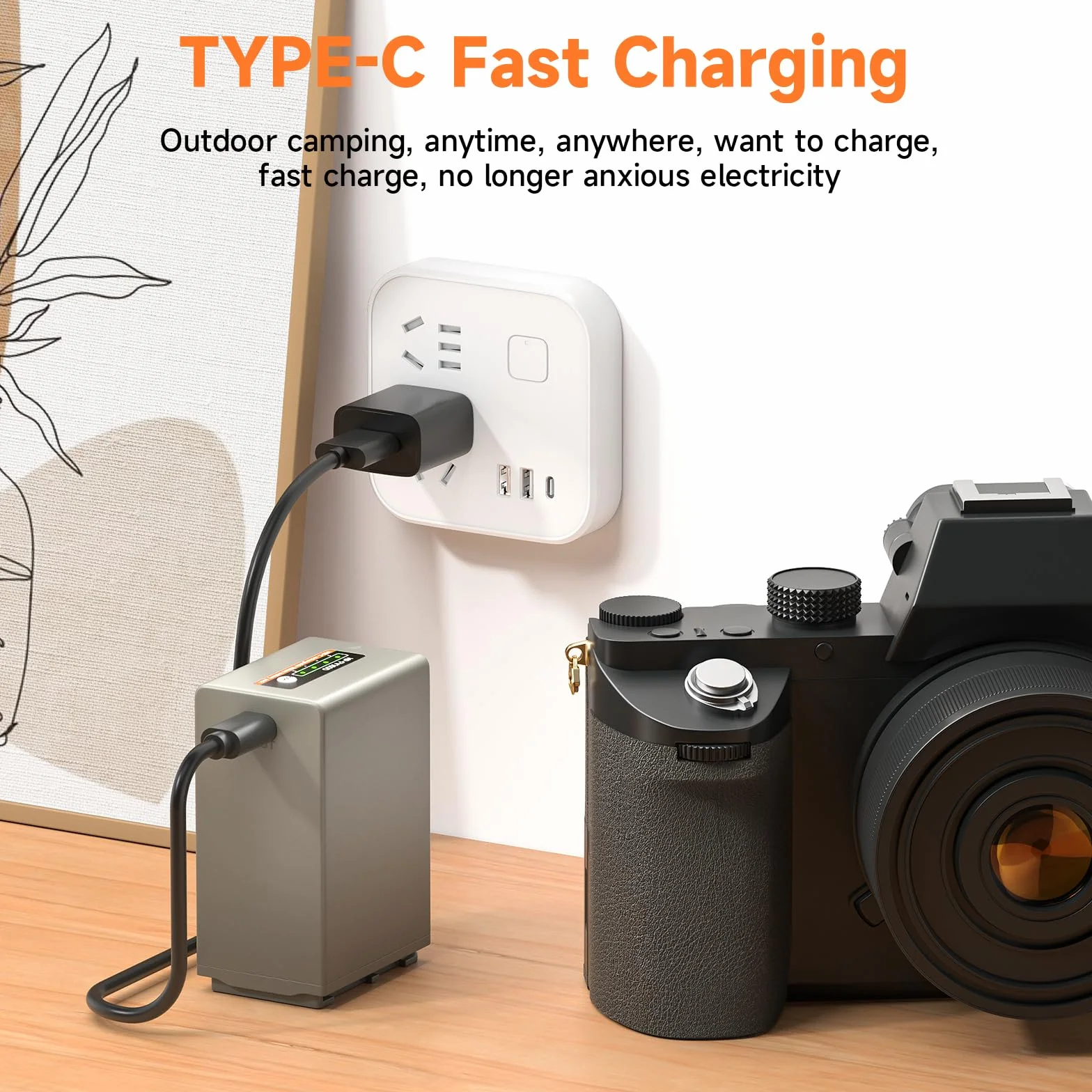 NP-FV100 USB-C batteria 4590mAh 2 pezzi per Sony NP-FH100 FH90 FH70 FH60 HDR-CX455 CX675 CX290 CX330 CX380 CX430V CX580V CX760V CX900 PJ540 PJ580V PJ670 PJ710V PJ 7 60V PV790V PJ810