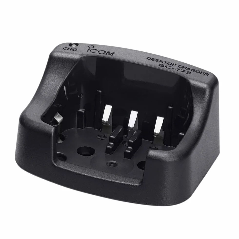 Icom Lento Caricabatterie da Auto, Colore: Nero