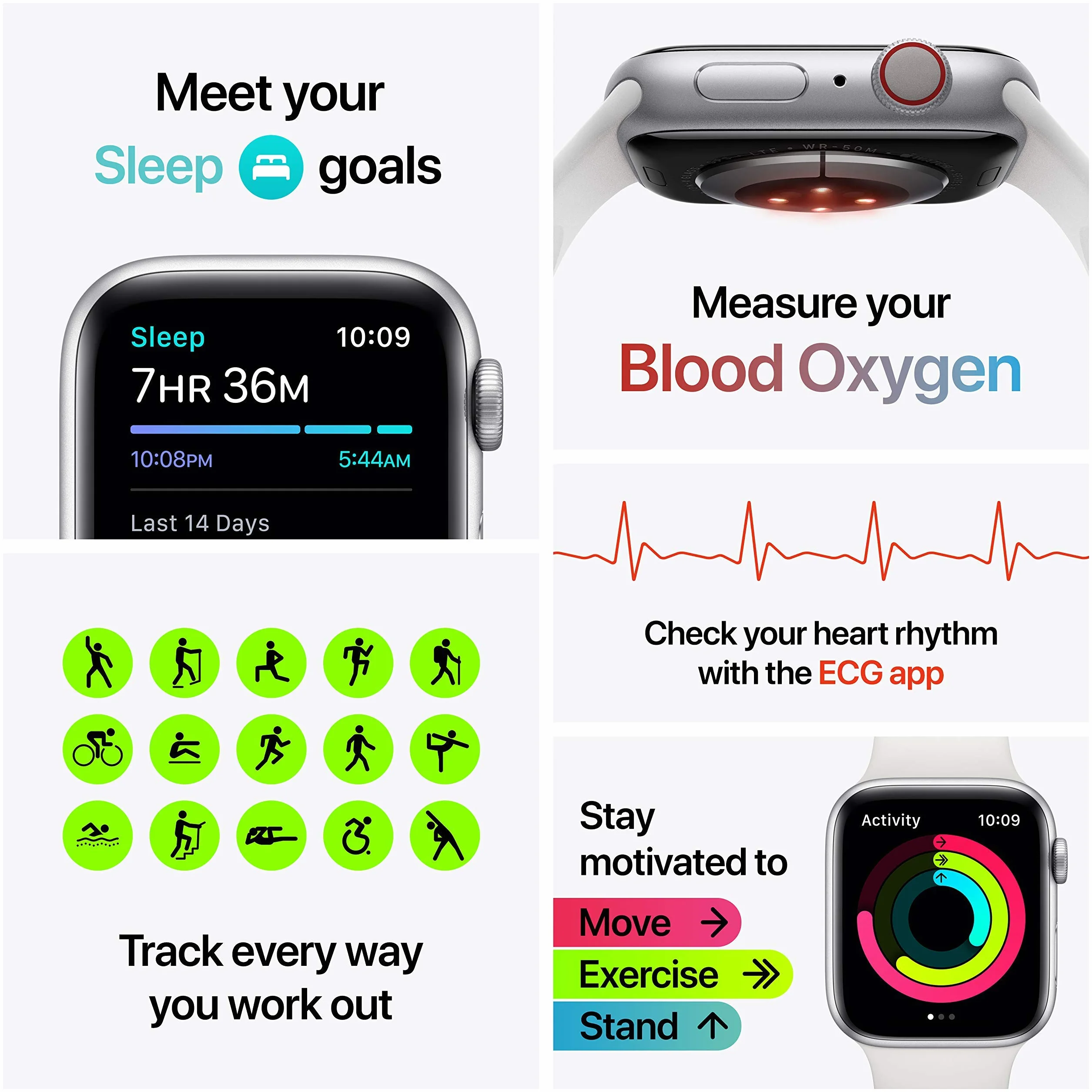 Apple Watch Series 6 GPS + Cellular, cassa in alluminio PRODUCT (RED) da 40 mm con cinturino sportivo PRODUCT (RED) (Ricondizionato)