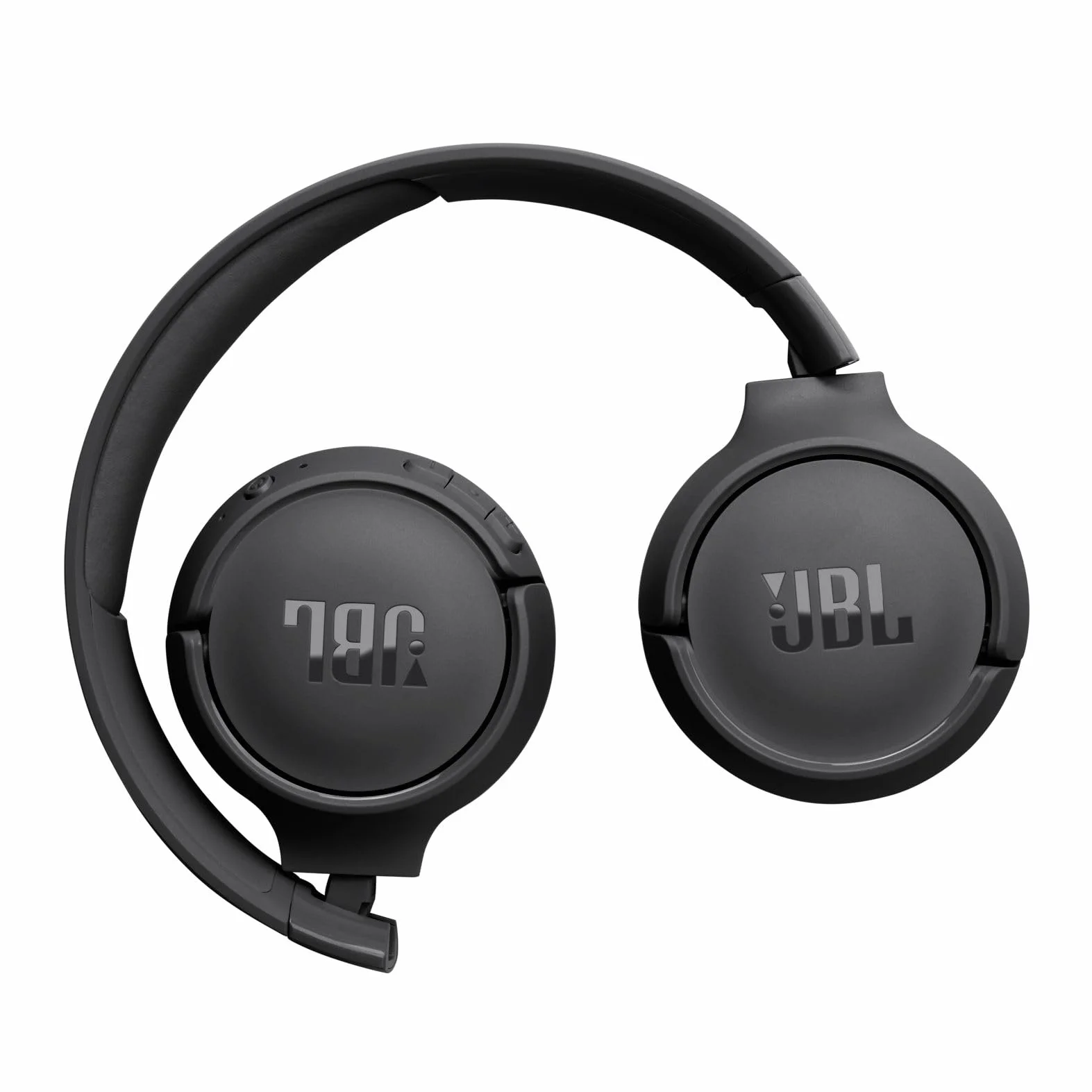 JBL Tune 520 BT Cuffie On-Ear Bluetooth Wireless, Pieghevoli e Leggere, Microfono e Comandi su Padiglione con Voice Aware, JBL Pure Bass, Connessione Multipoint, fino a 57 ore di Autonomia, Nero