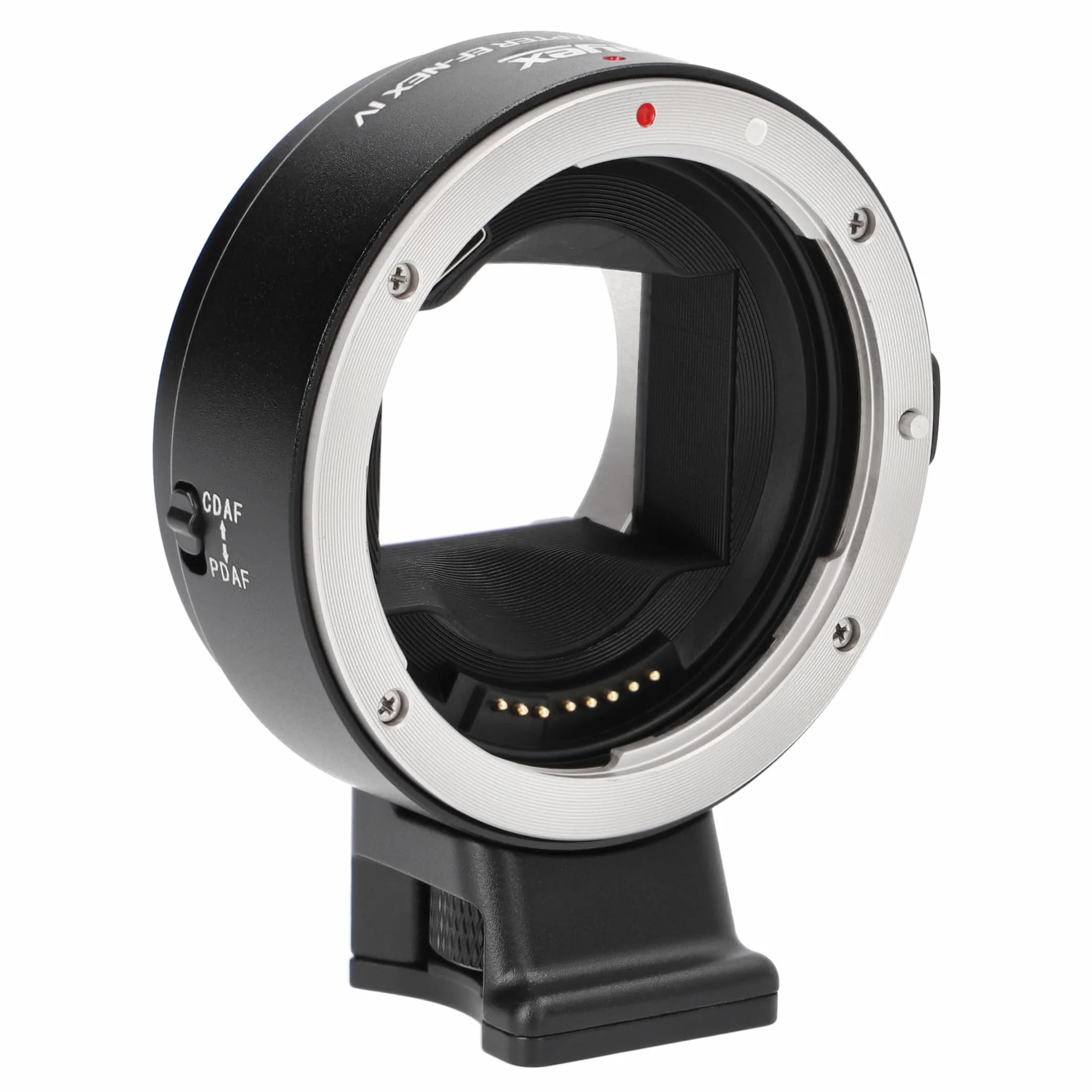 ayex Adattatore per obiettivo compatibile con obiettivi Canon EF, compatibile con fotocamere Sony E-Mount Dual Autofocus Control & is Stabilizzazione EF-NEX IV EF-E IV