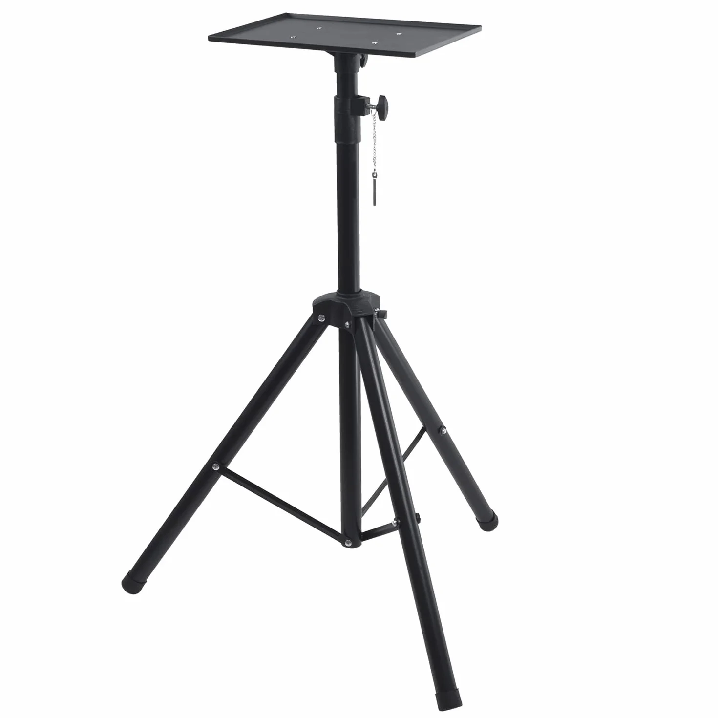 Maclean MC-953 Supporto per proiettore portatile e regolabile Stand in acciaio, regolabile in altezza 108-185 cm Supporto da Pavimento Regolabile