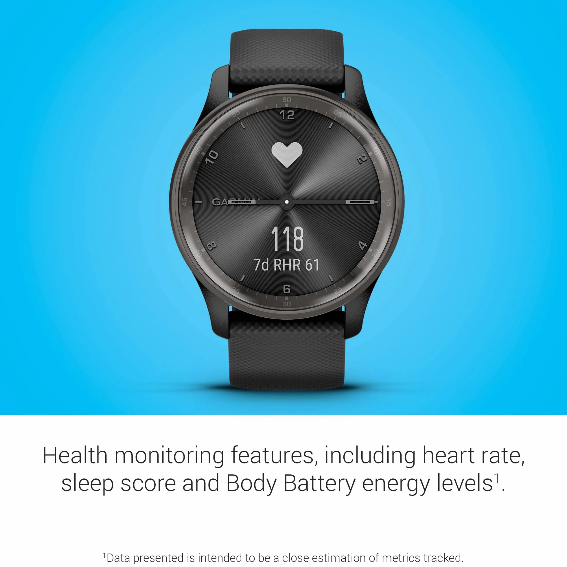 Garmin vívomove Trend, Smartwatch, Cassa 40mm, Touchscreen LCD e Lancette, Notifiche, SMS emergenza, Cardio, SpO2, GPS connesso, Monitoraggio 24/7, Sleep Score (Peach Gold & White) (Ricondizionato)