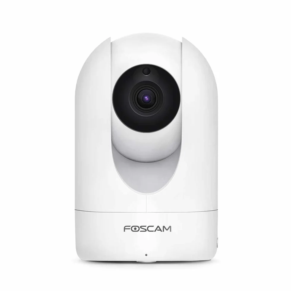 Foscam R4M - Super HD Ip WLAN Dual Band Videocamera di sorveglianza Ip con 4 MP e 10 m Visione Notturna I WiFi con rilevazione di Movimento I Sistema Audio a 2 Vie con Slot per schede microSD