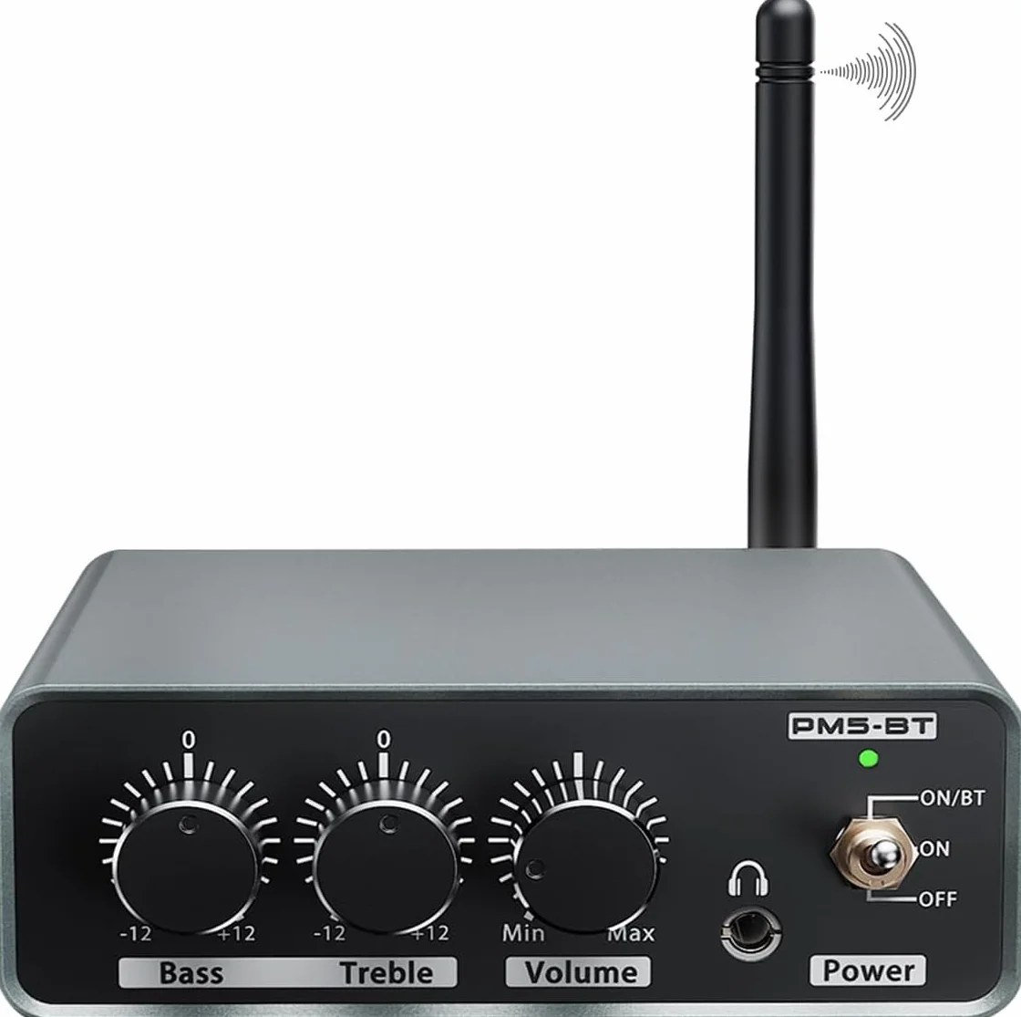Preamplificatore Phono Bluetooth con Ingresso RCA, Uscita Bluetooth, Guadagno 36dB/4dB per Giradischi Vinile