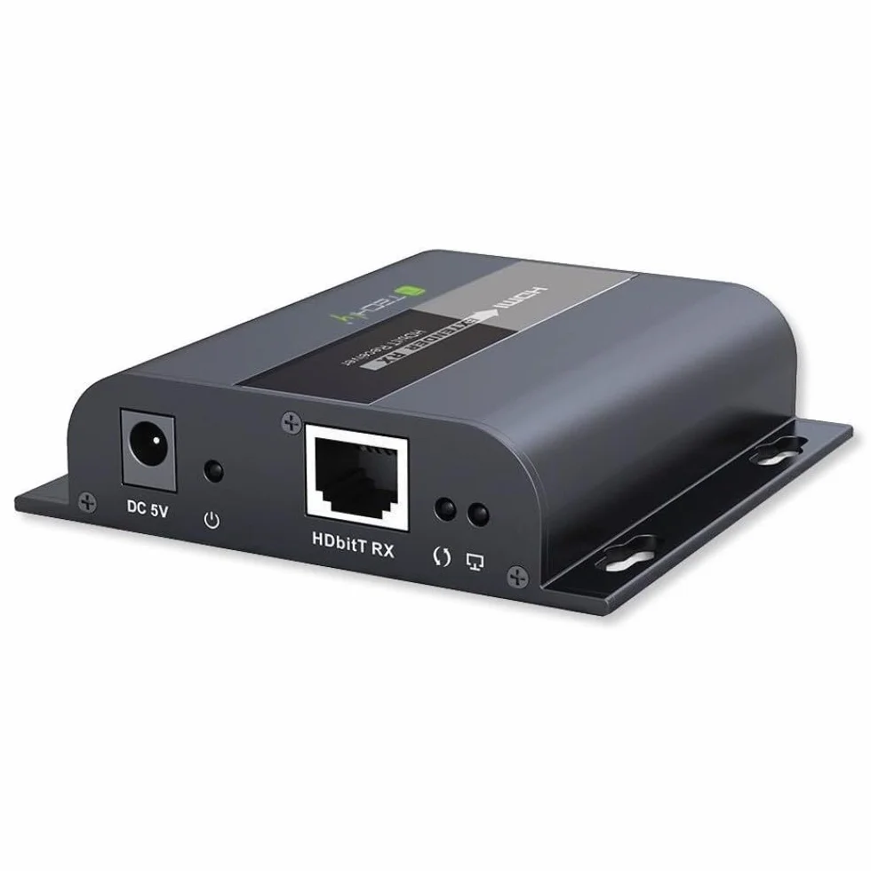 Techly Extender HDMI IR na Kablu Cat.6 120m Czarny