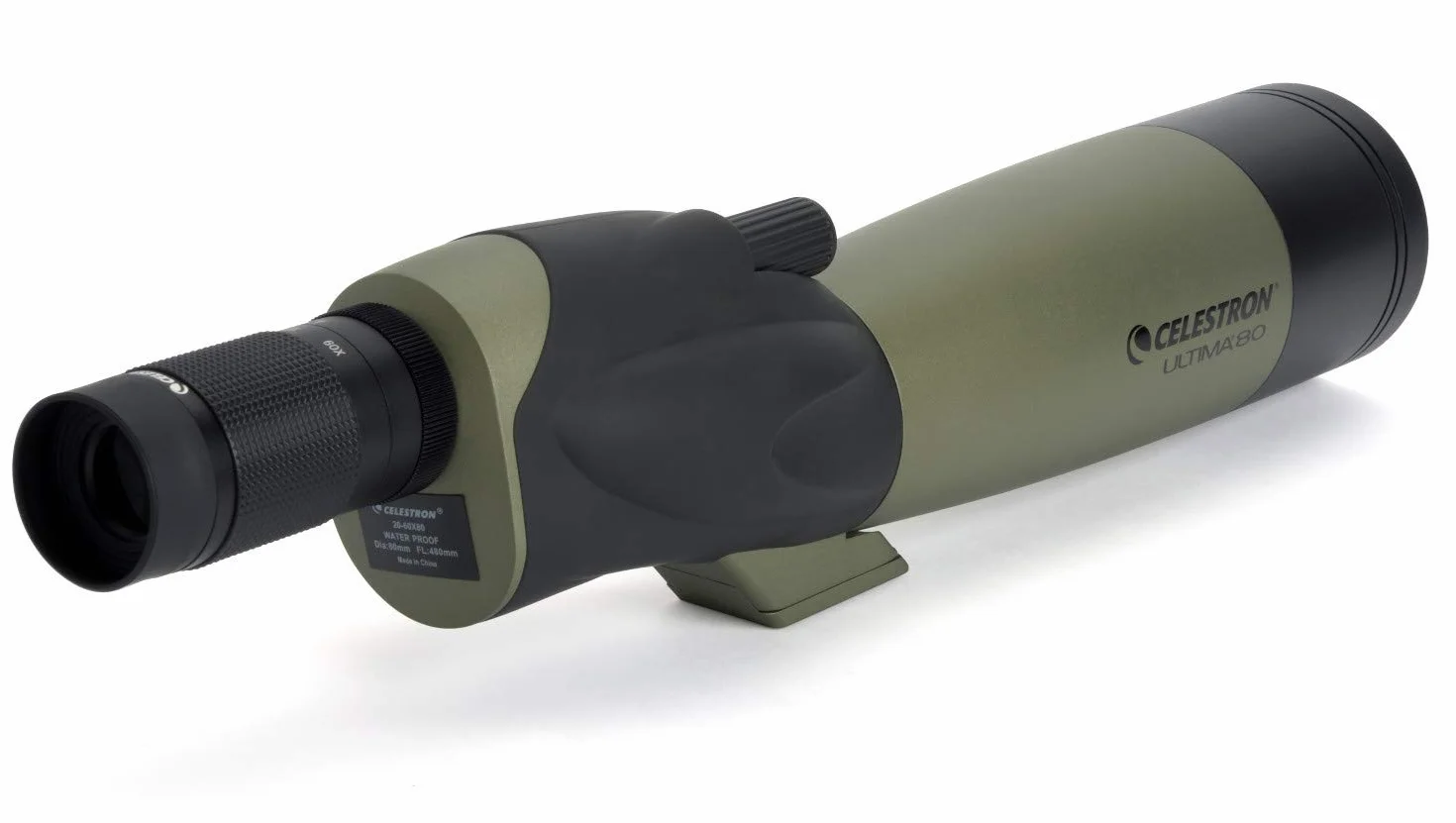 Celestron 52254 Ultima 80 mm Cannocchiale, Dritto, Verde