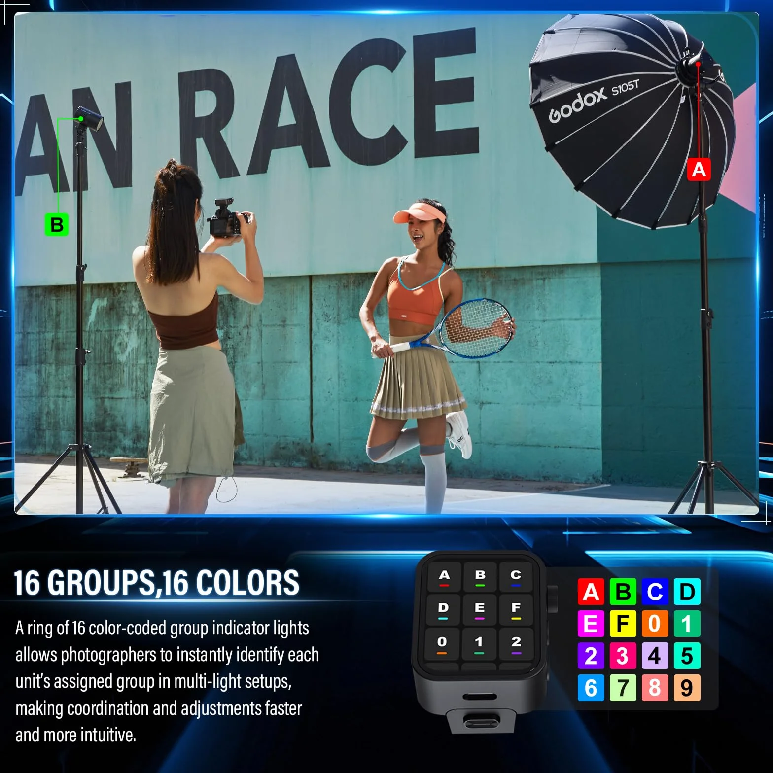 Godox AD100 Pro II Flash, flash tascabile AD100PROII, 100 Ws TTL/M/Multi-funzioni, sistema radio X 2,4 GHz, sistema 1/8000HSS, 0,01-1,5 s, 490 flash a piena potenza Godox AD100pro II Flash