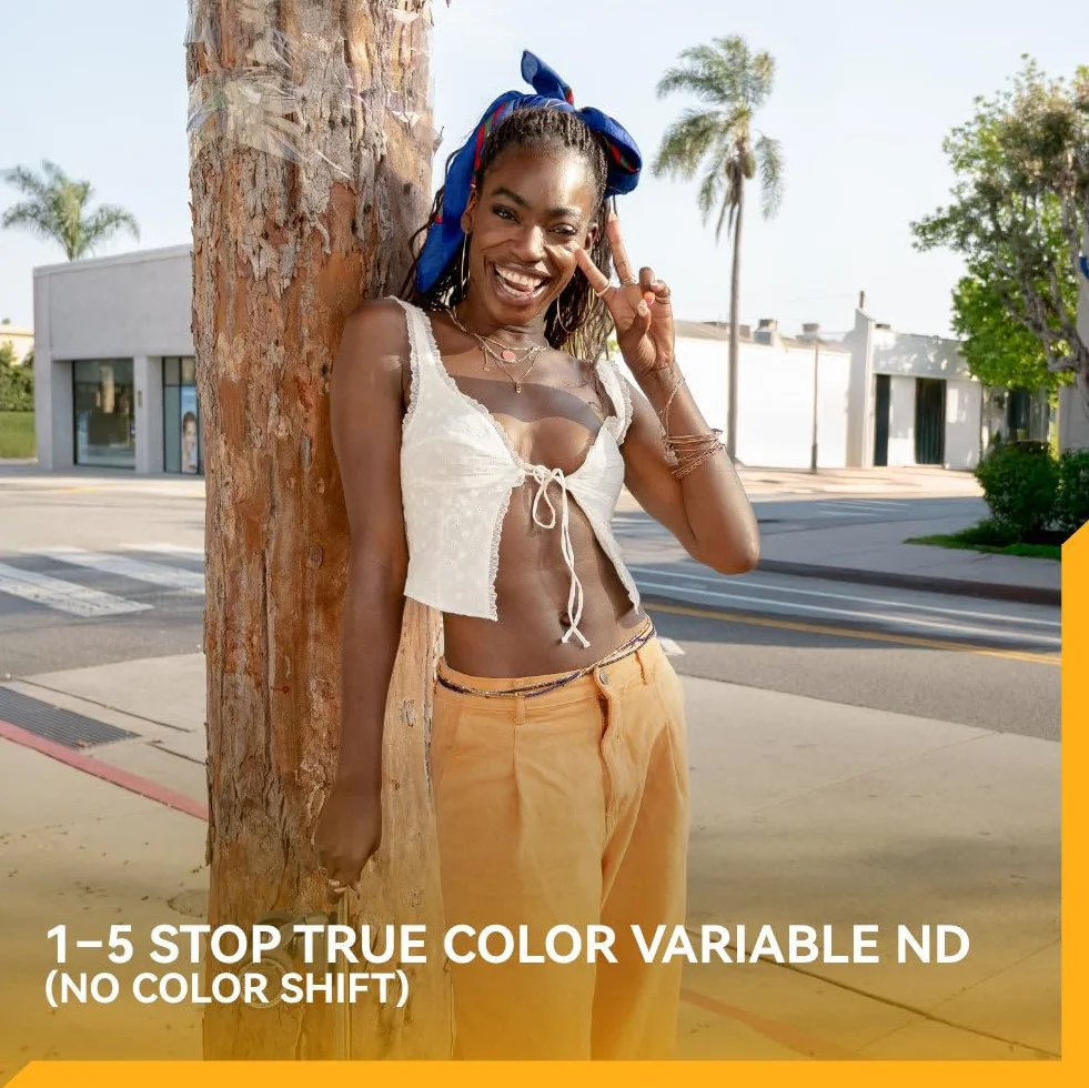 NiSi JetMag Pro Vario-ND 82mm, 1-5 stop (ND2-ND32), filtro ND variabile magnetico con polarizzazione. True Color, Vetro ottico, Nanocoating, Ultra-sottile. Richiede anello JetMag Pro.