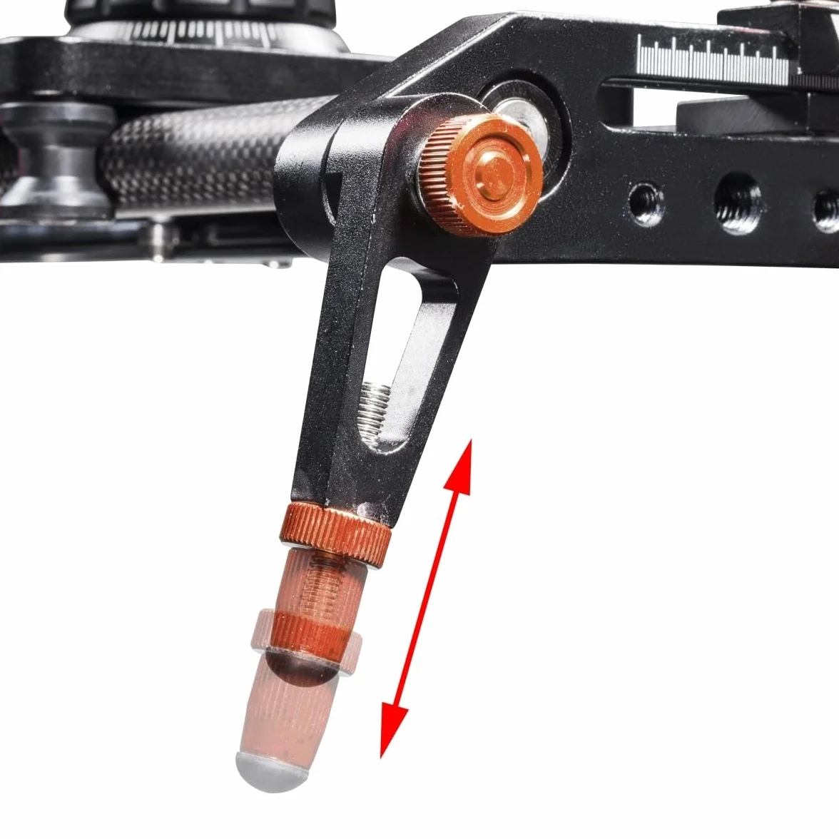 Walimex pro Carbon Follow Focus Parallax Slider 12 schwarz/orange 21640