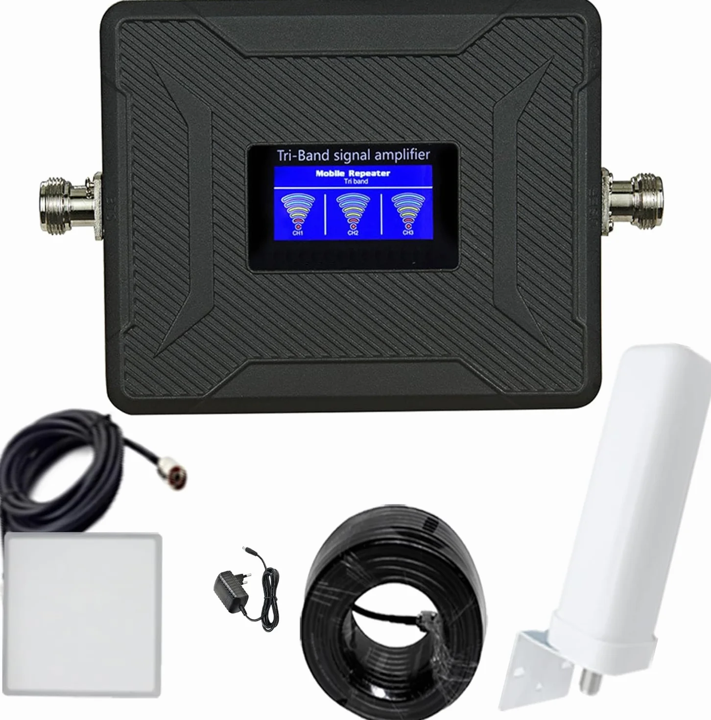 4G 3G 2G GSM LTE WCDMA Amplificatore Segnale Cellulare (900/1800/2100mhz Banda1/3/8) (b1/3/8)