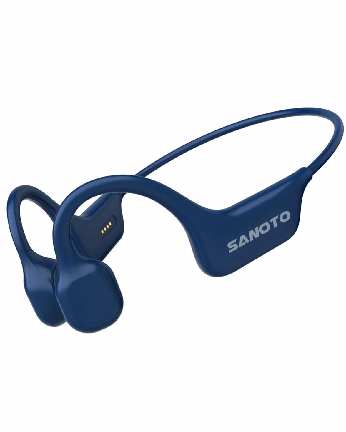 SANOTO Cuffie Conduzione Ossea Open Ear Auricolari Bluetooth 5.3 Ossea Auricolari Conduzione Ossea Wireless IPX7 Cuffie Sport Impermeabili e Antisudore Adatte per Corsa Ciclismo Fitness Ufficio