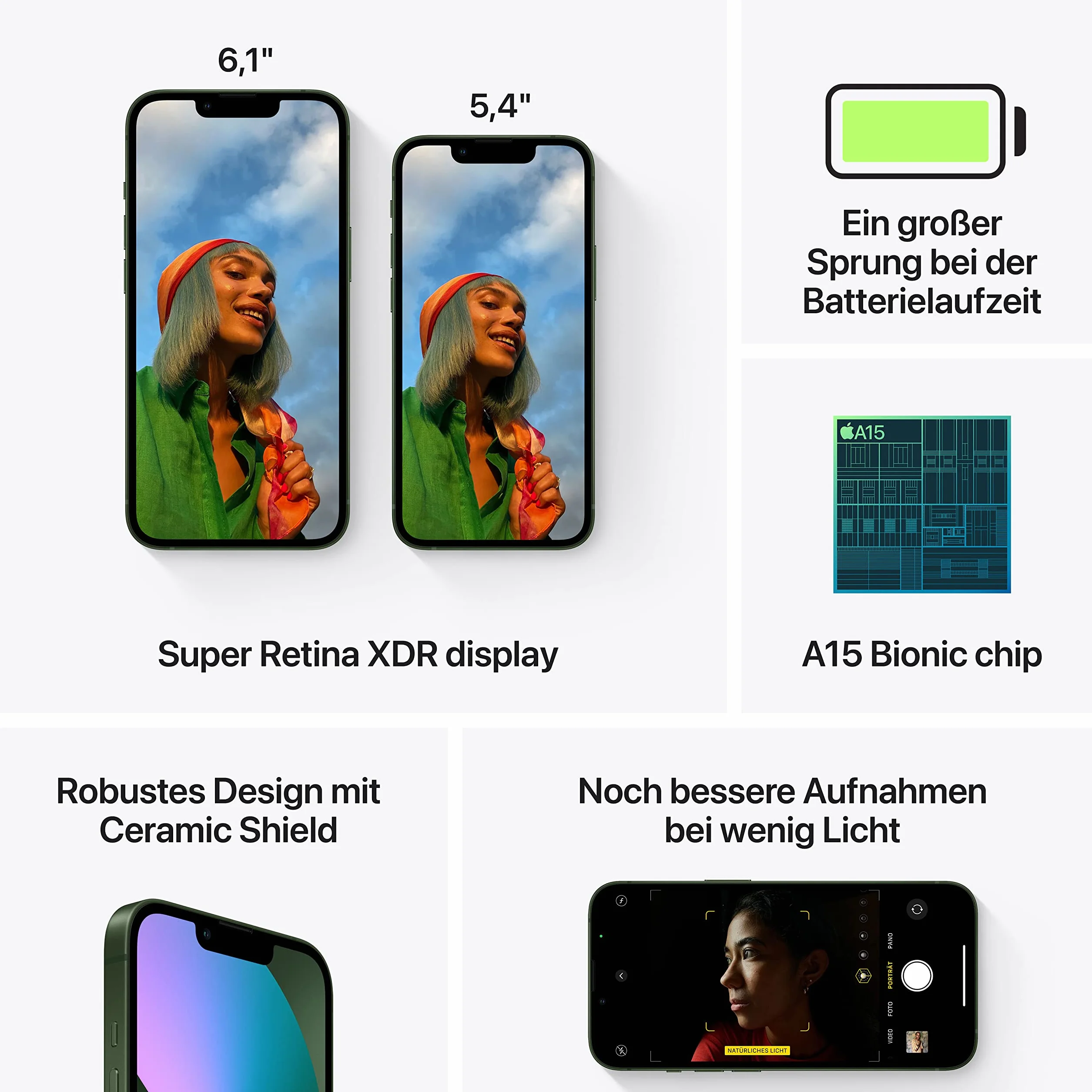 Apple iPhone 13 Mini 128GB Verde Ricondizionato