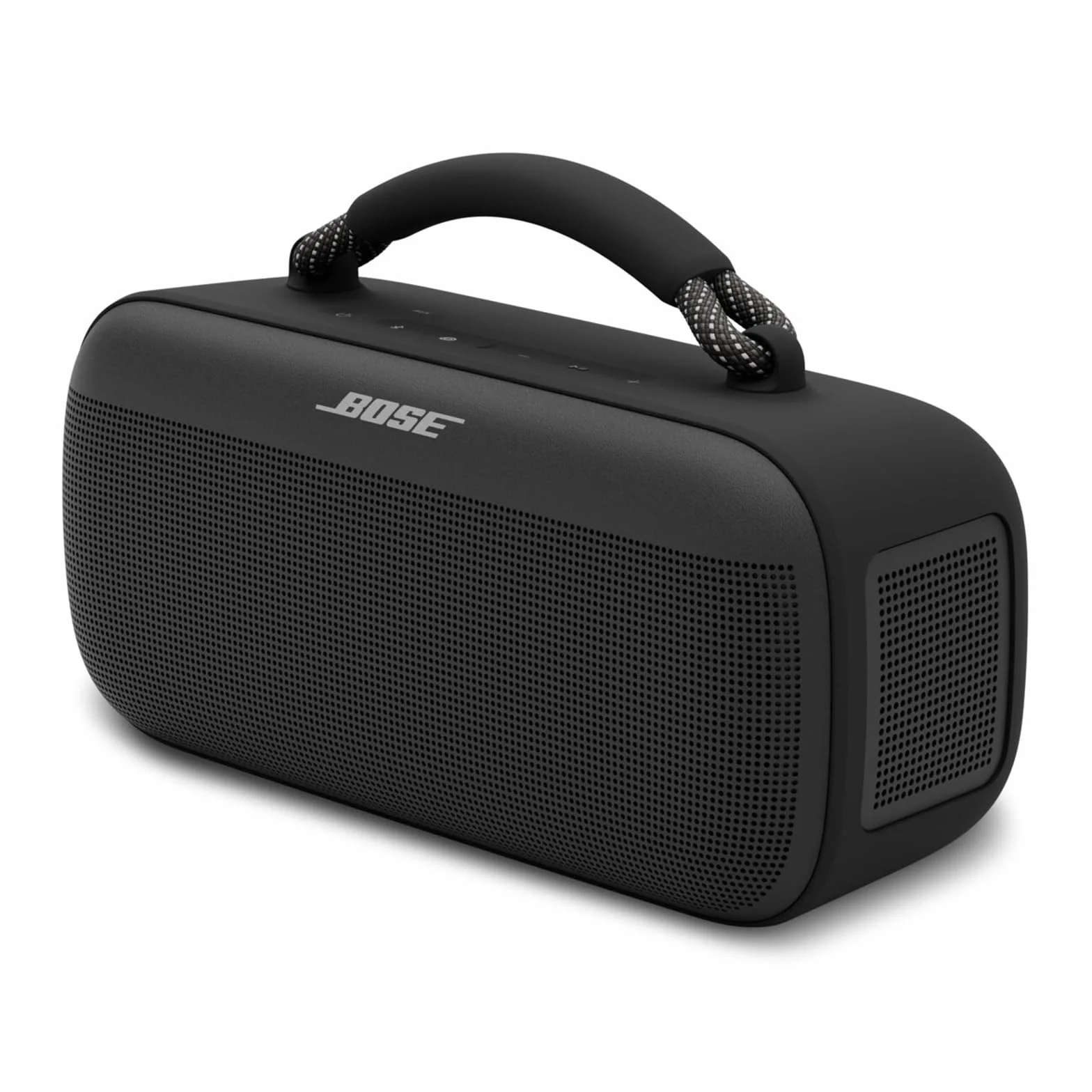 Bose Soundlink Max, Grosse enceinte Bluetooth étanche, puissante rechargeable avec jusqu’à 20 heures d’autonomie, USB-C, Enceinte avec entrée auxiliaire 3,5 mm intégrée, Nero