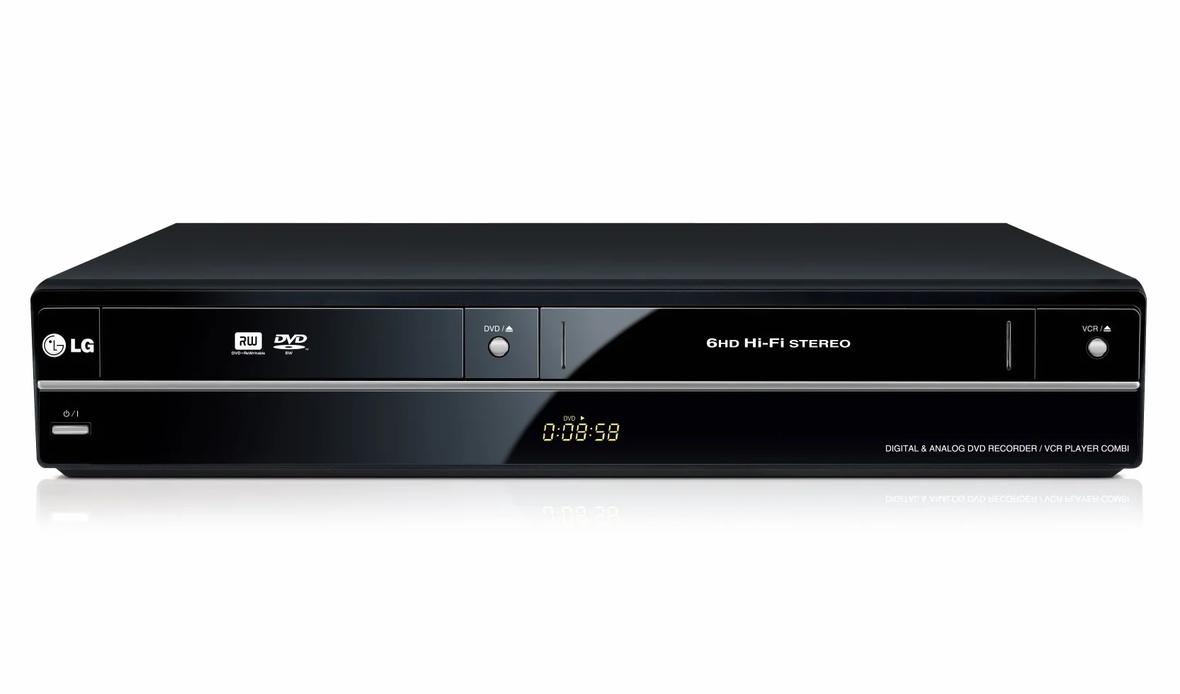 LG RCT699H Lettore e Registratore DVD e VHS con Sintonizzatore Digitale Terrestre, Full HD Upscaling, Porta USB