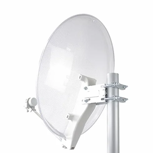 Antenna satellitare 60 Easy – Parabola trasparente 65 cm + LNB universale – guadagno 34,6 dB fattore di rumore 0,3 dB
